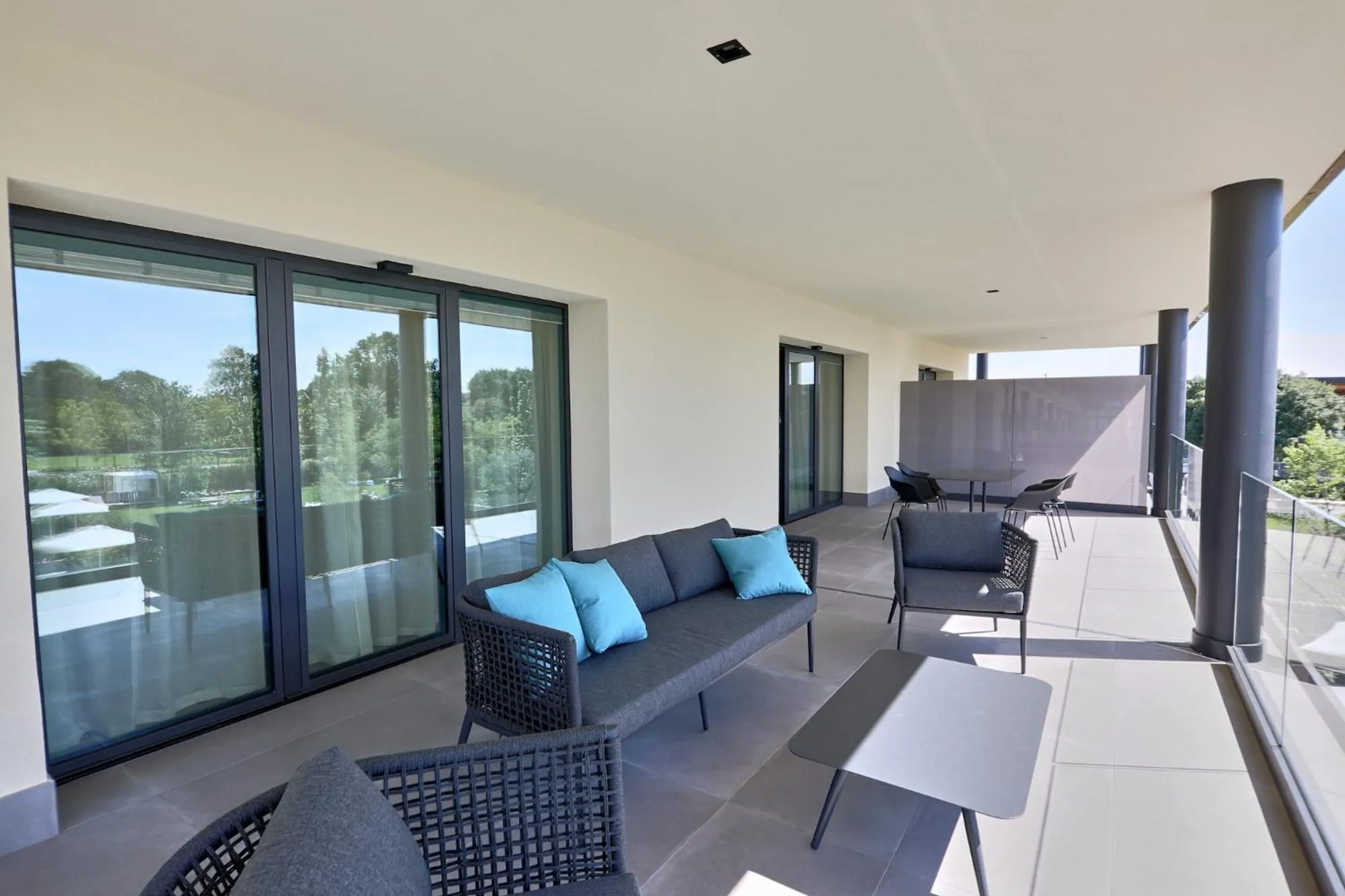 Balcony/Terrace in Hotel Veronesi La Torre