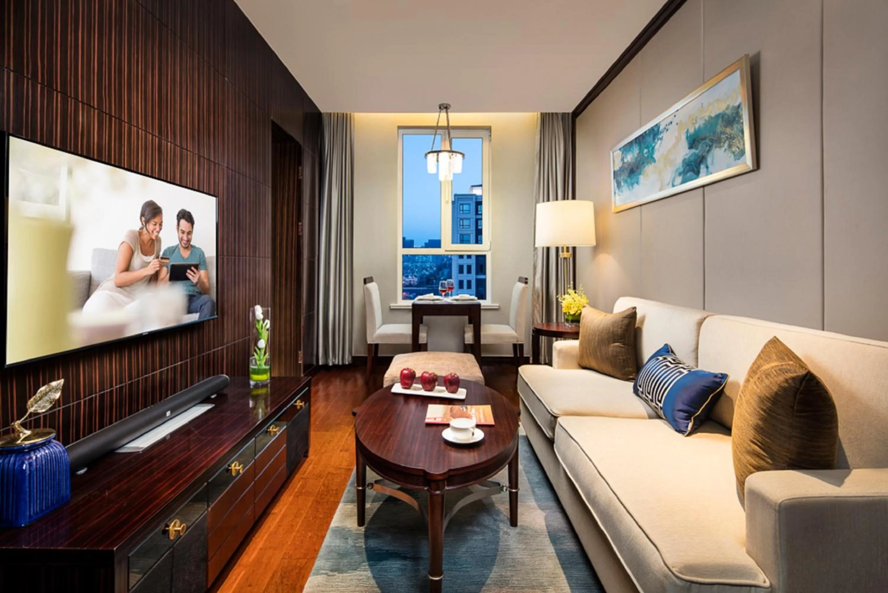 Living room, Seating Area in Ascott TEDA MSD Tianjin