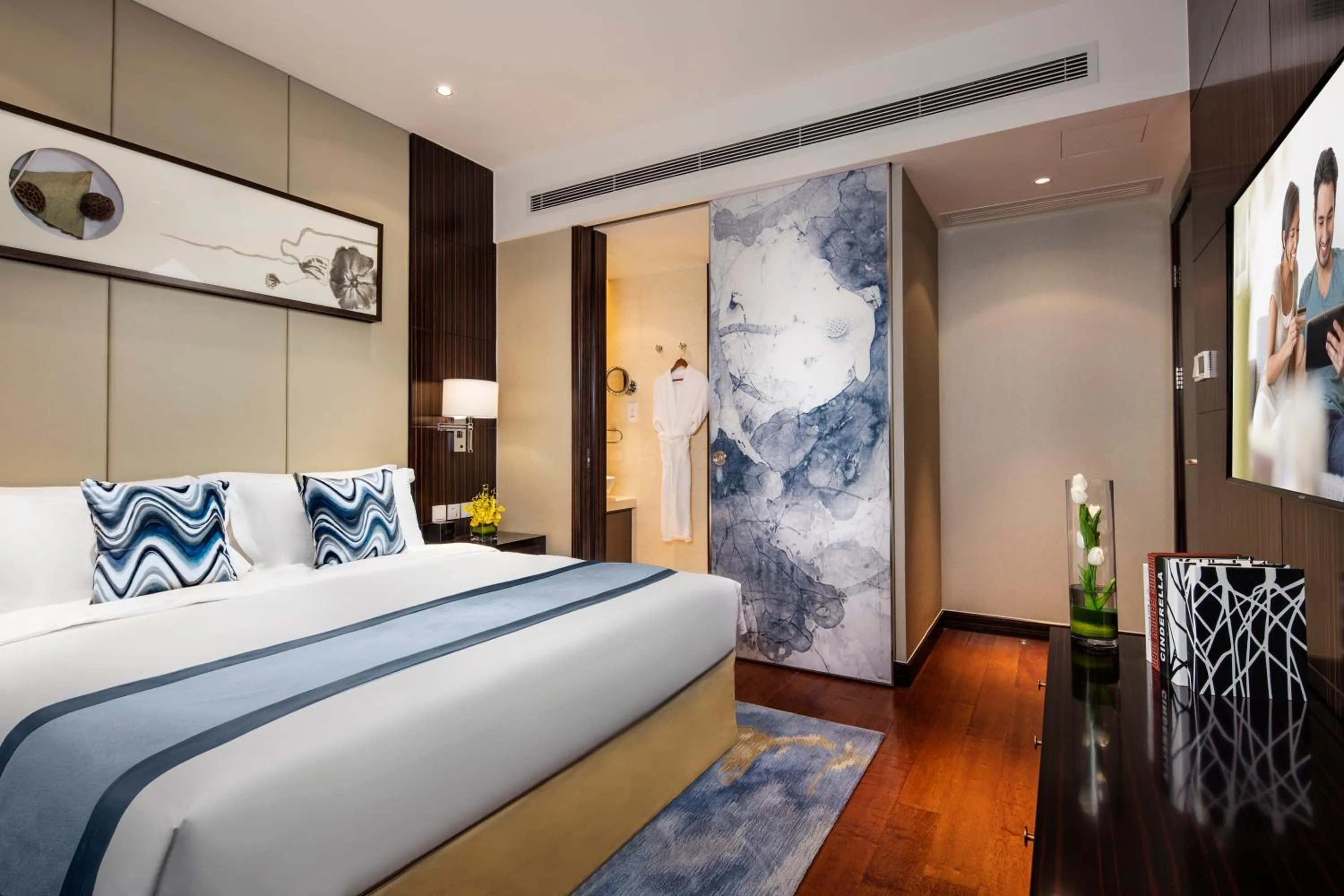 Bedroom, Bed in Ascott TEDA MSD Tianjin
