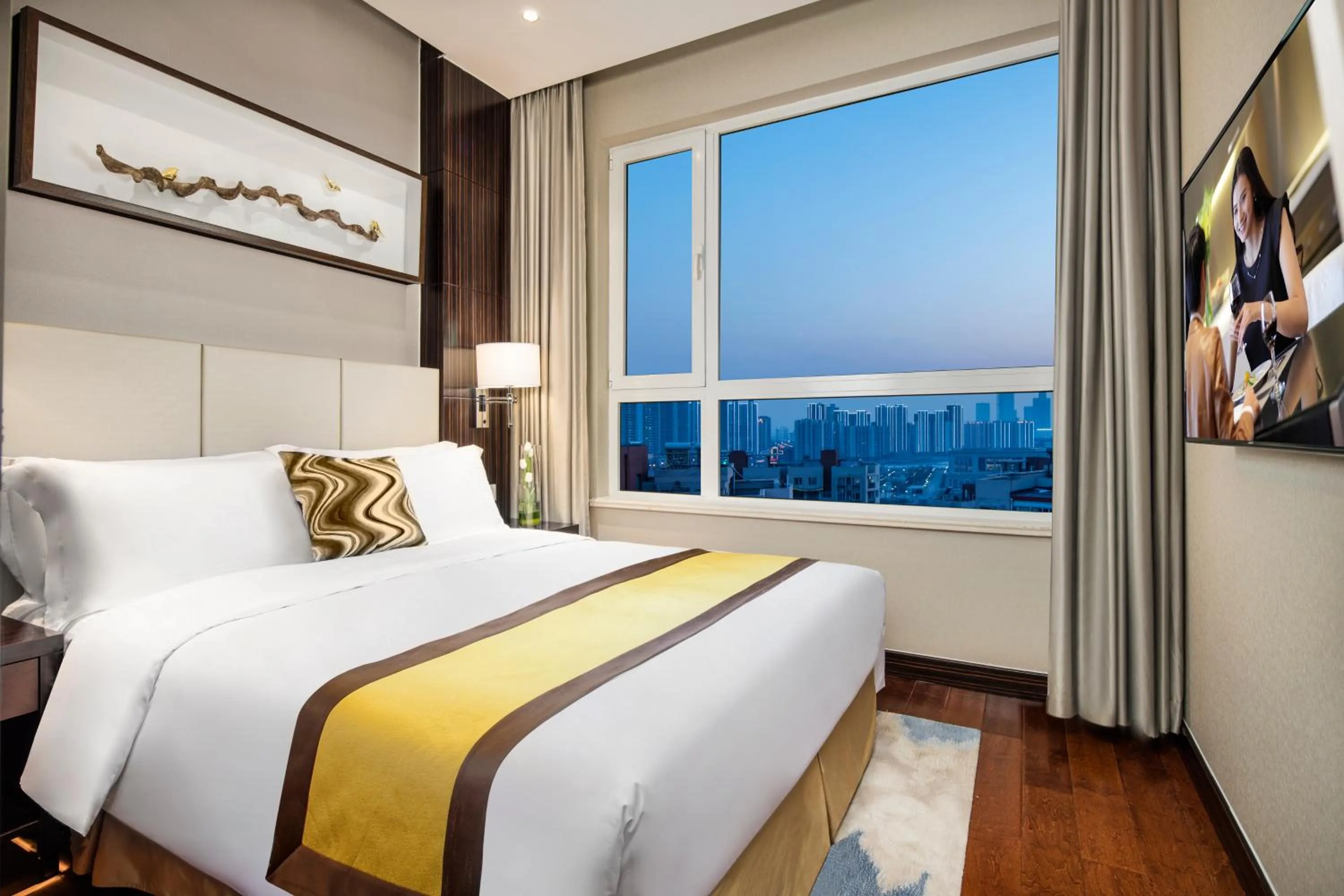 Bed in Ascott TEDA MSD Tianjin