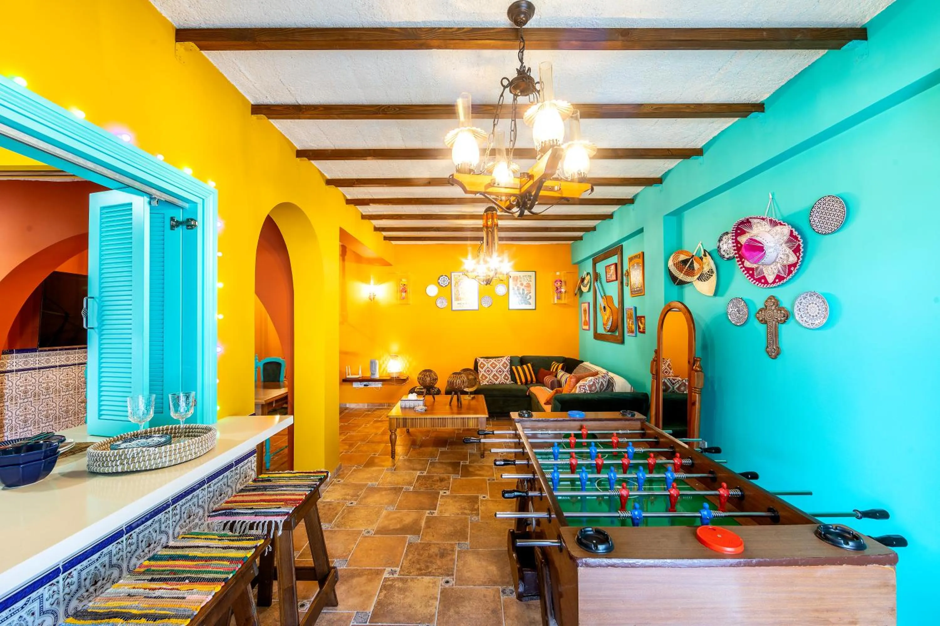 Living room in Castle Holiday Apartments