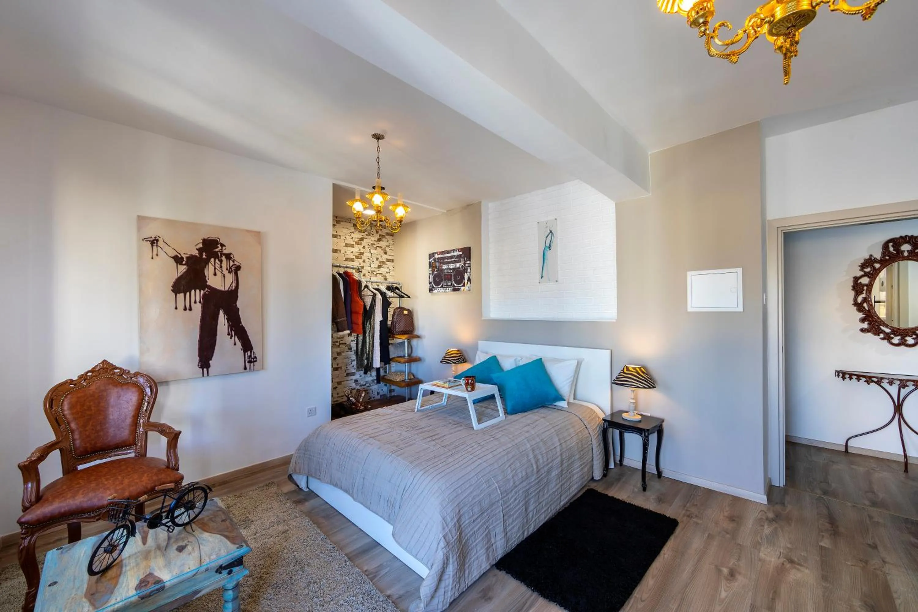 Bed in Castle Holiday Apartments