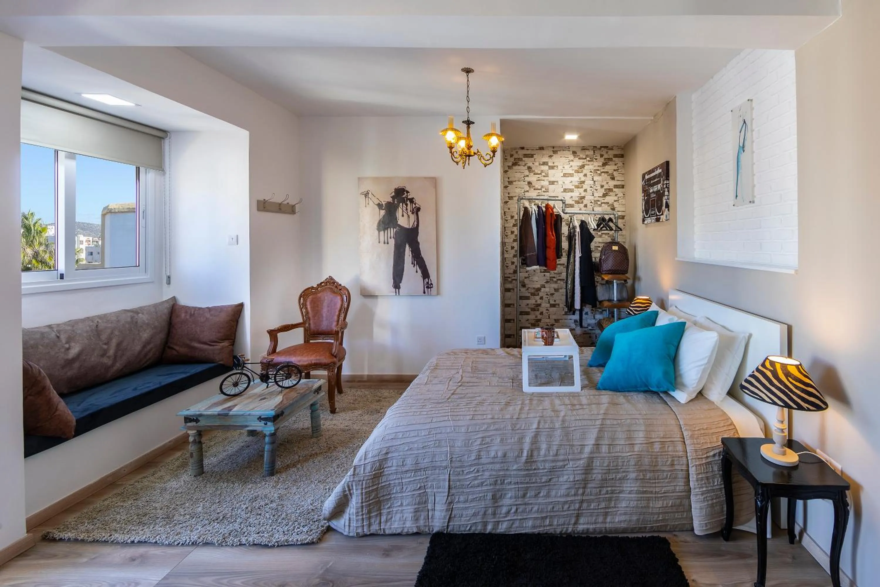 Bed in Castle Holiday Apartments