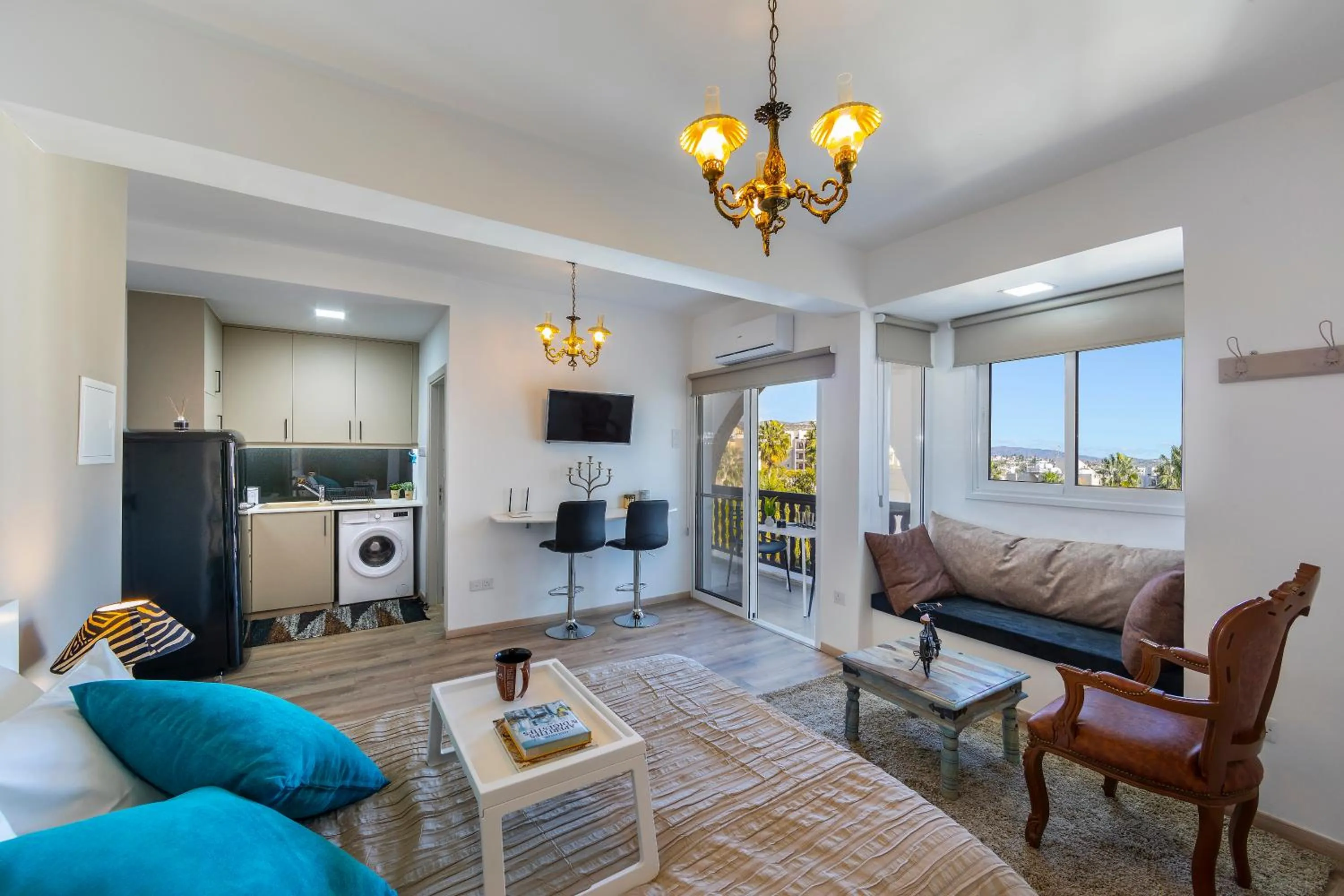 Bed in Castle Holiday Apartments