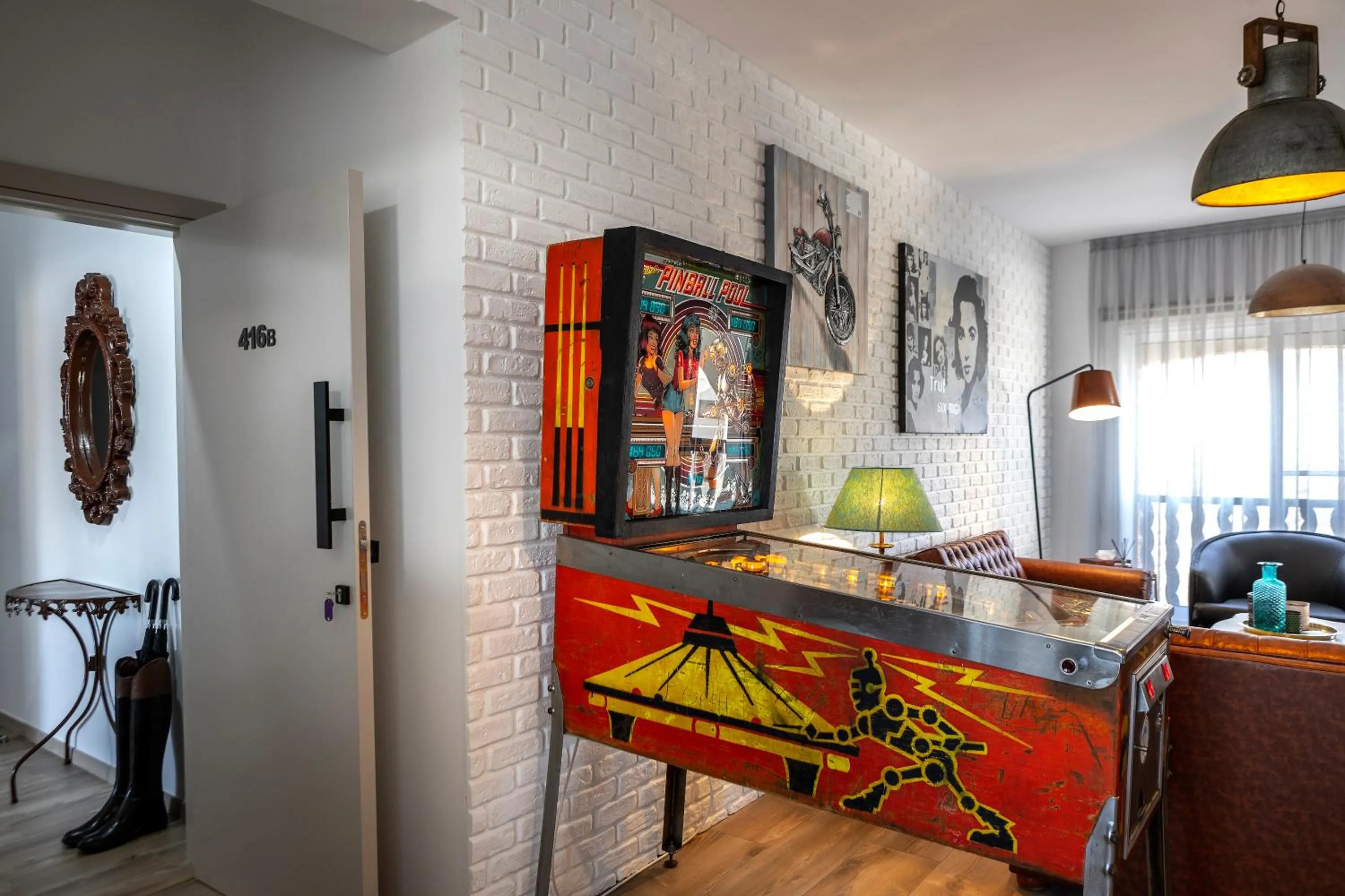 Living room in Castle Holiday Apartments