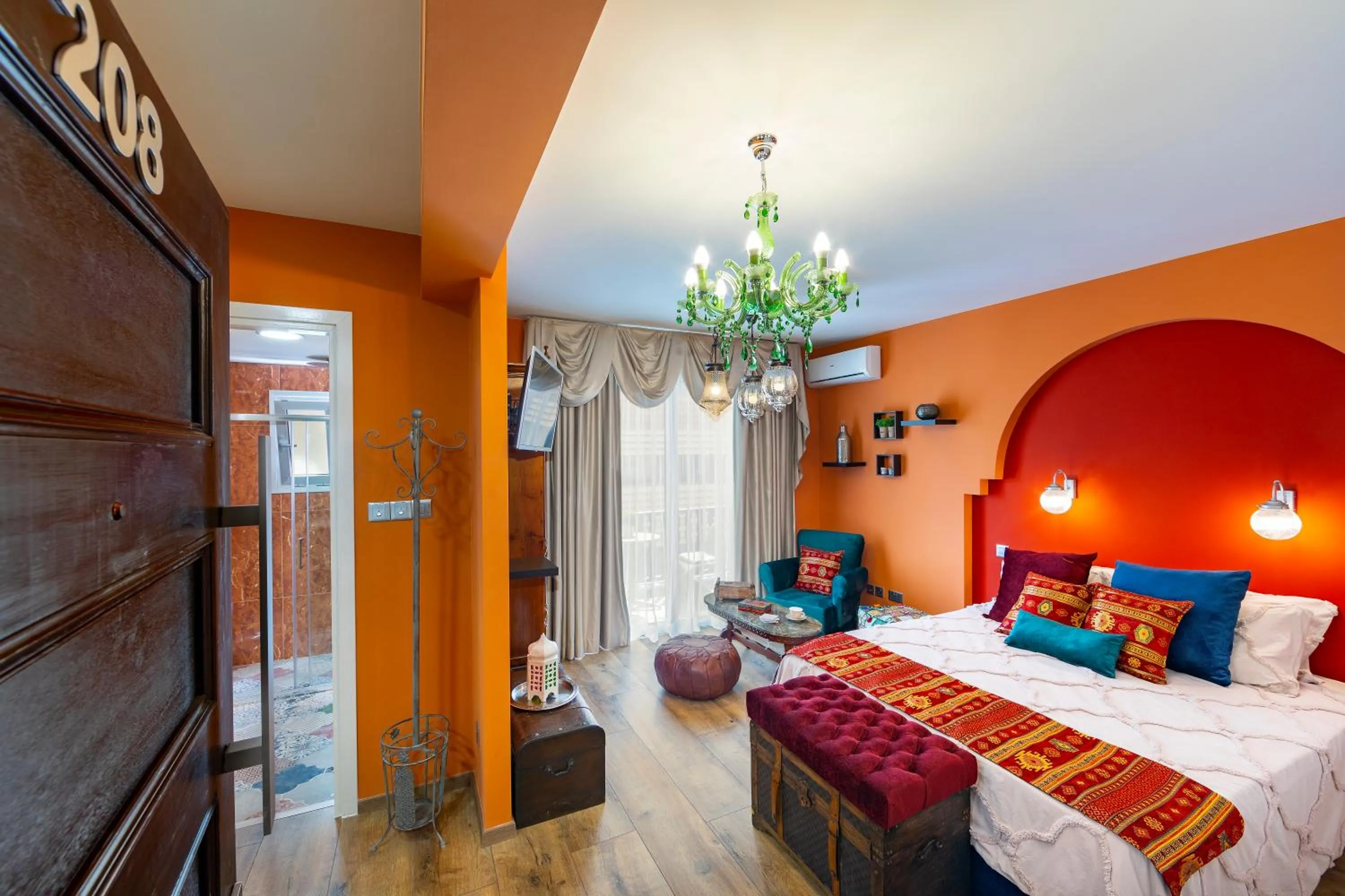 Bed in Castle Holiday Apartments