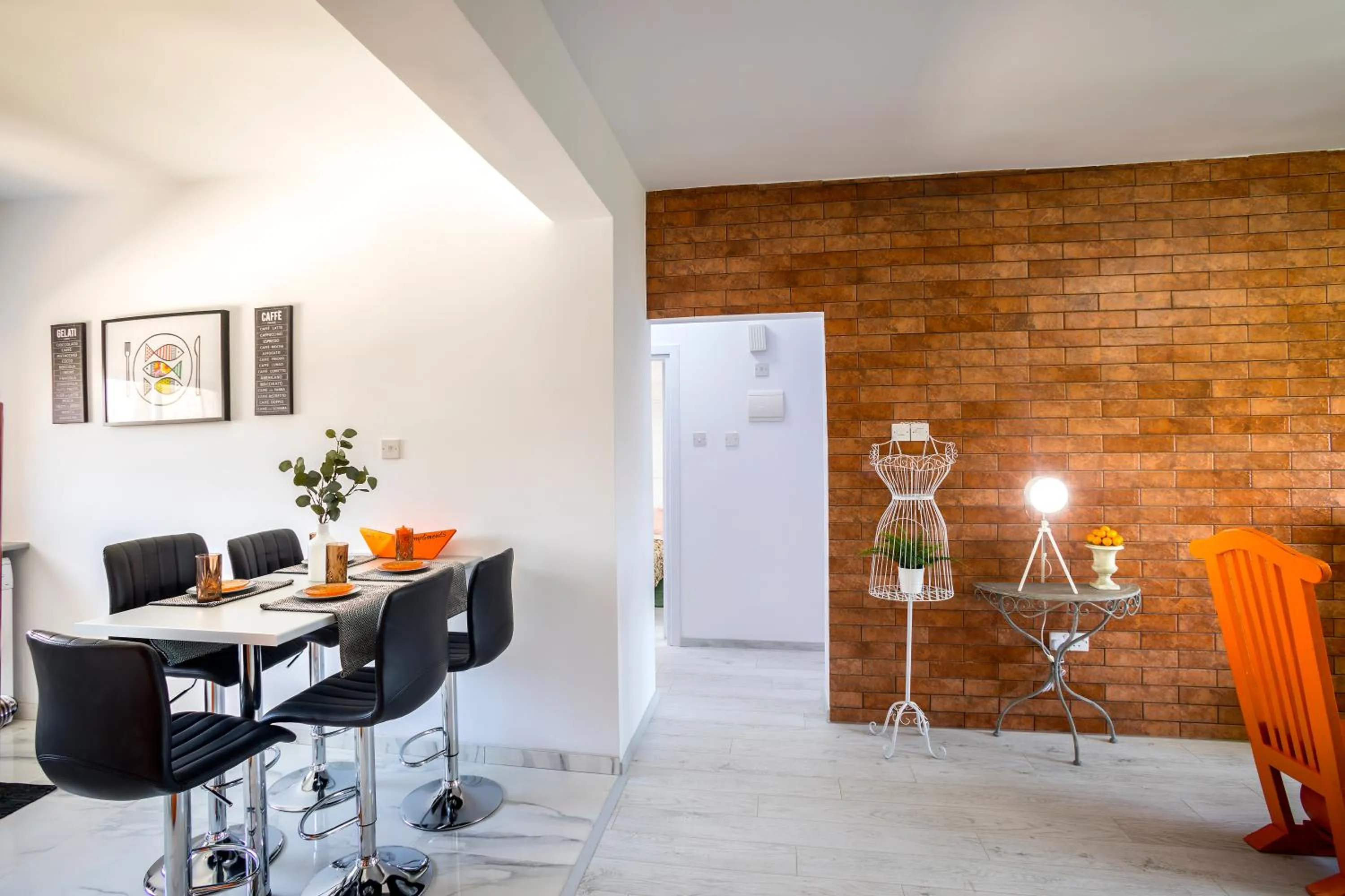 Dining area in Castle Holiday Apartments