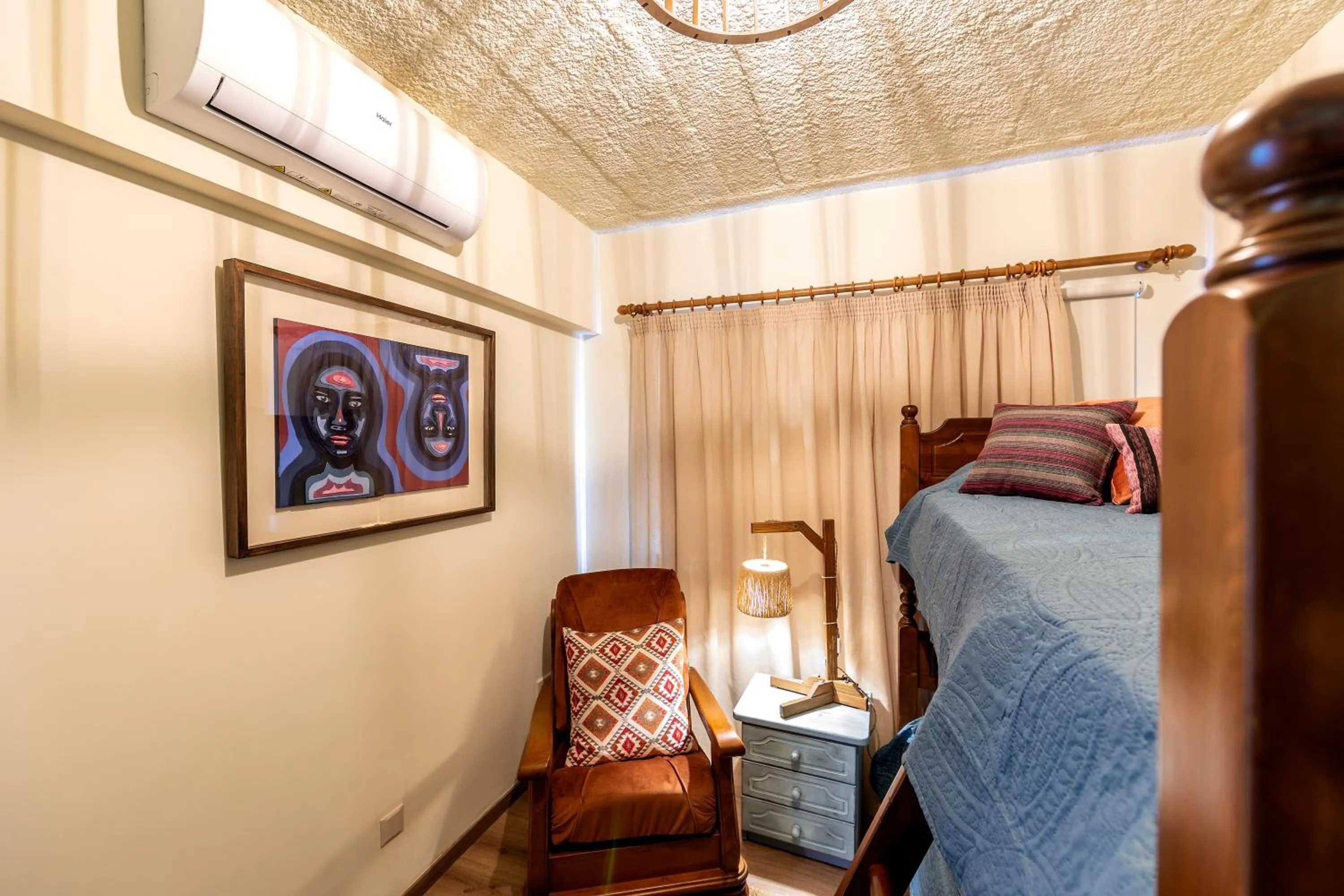 Bed in Castle Holiday Apartments