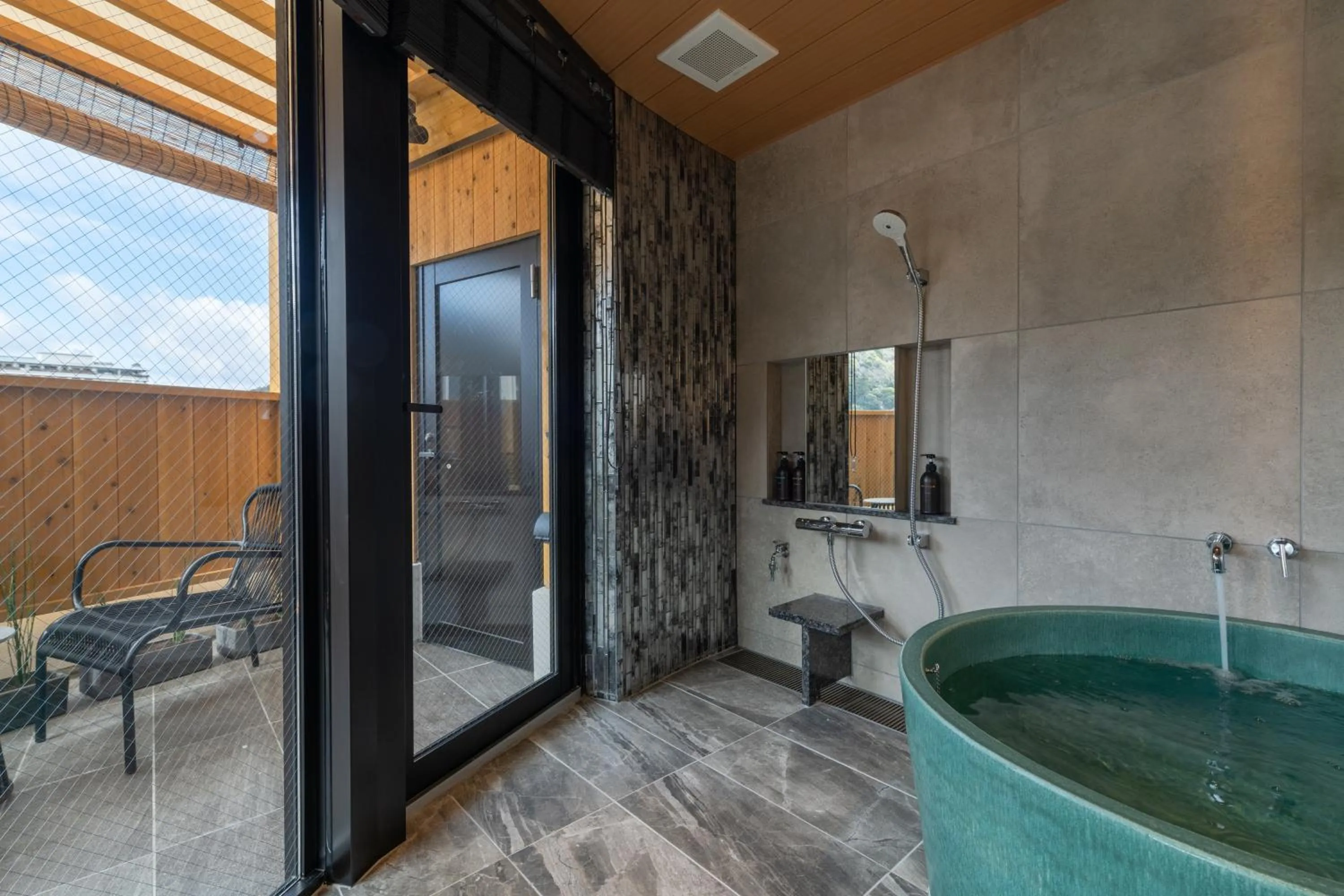 Bathroom in Arima Onsen ShikinoIrodori Hatago