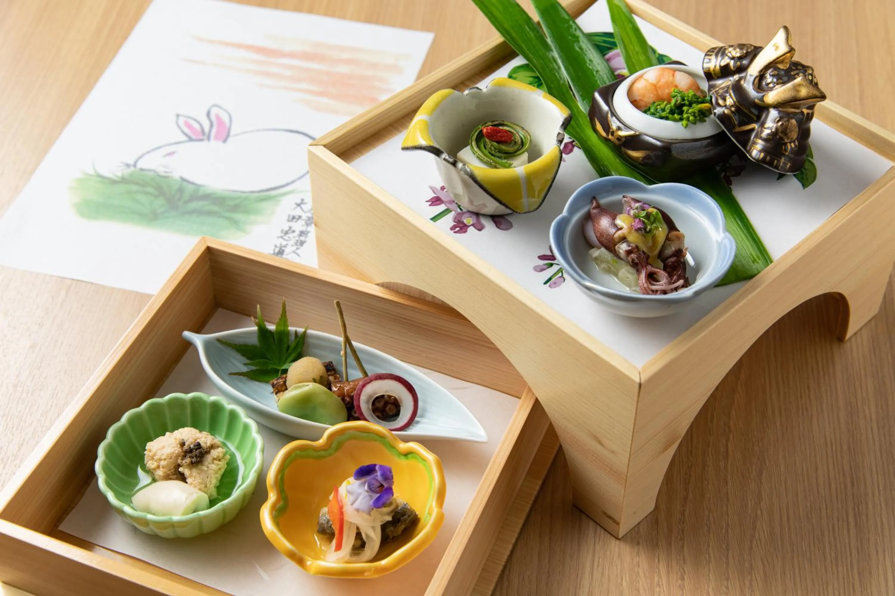 Food close-up in Arima Onsen ShikinoIrodori Hatago
