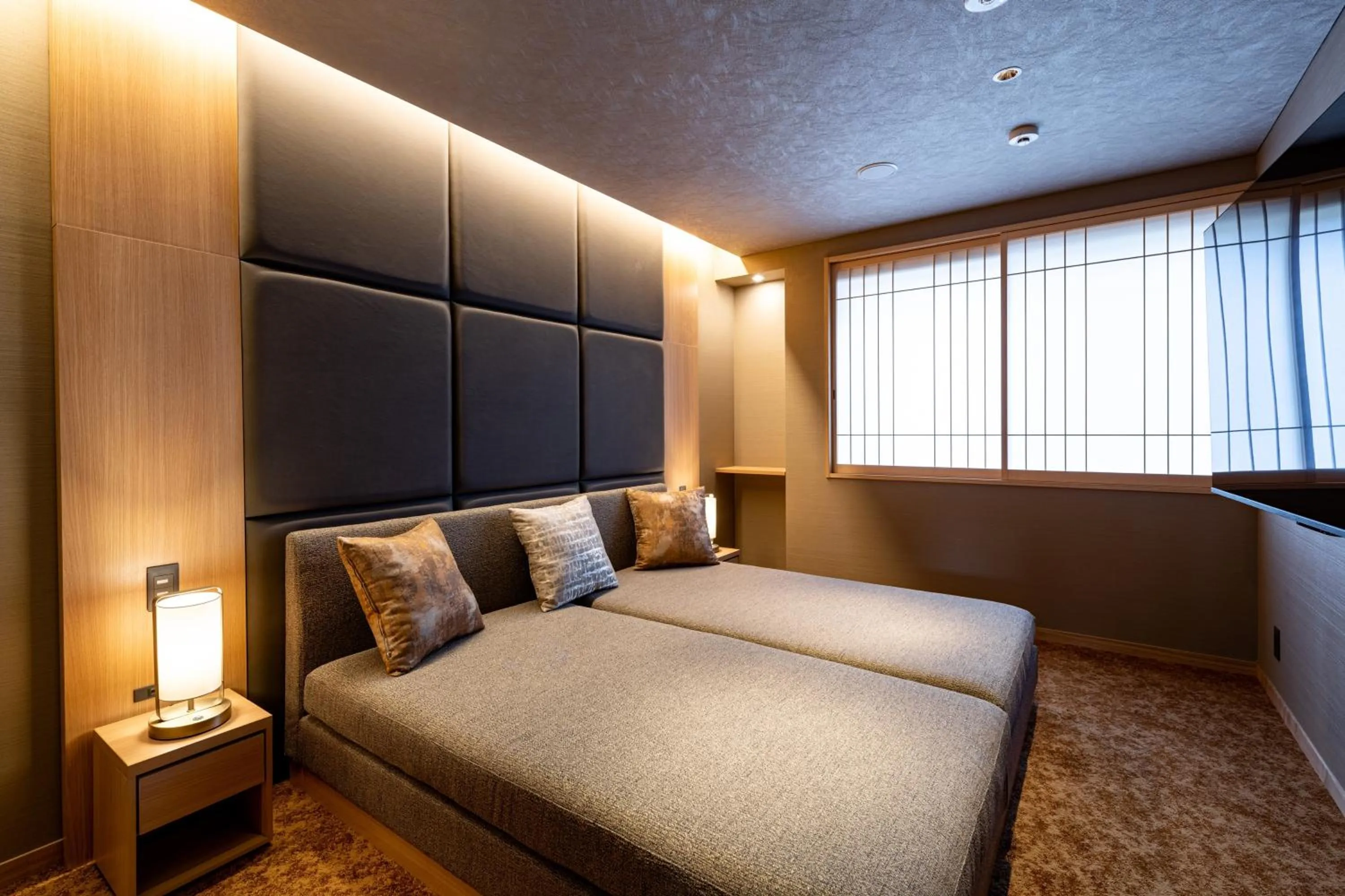 Bed in Arima Onsen ShikinoIrodori Hatago