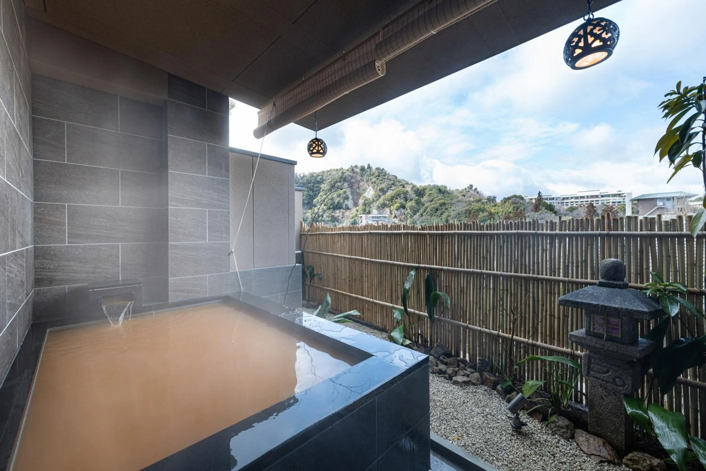Hot Spring Bath in Arima Onsen ShikinoIrodori Hatago
