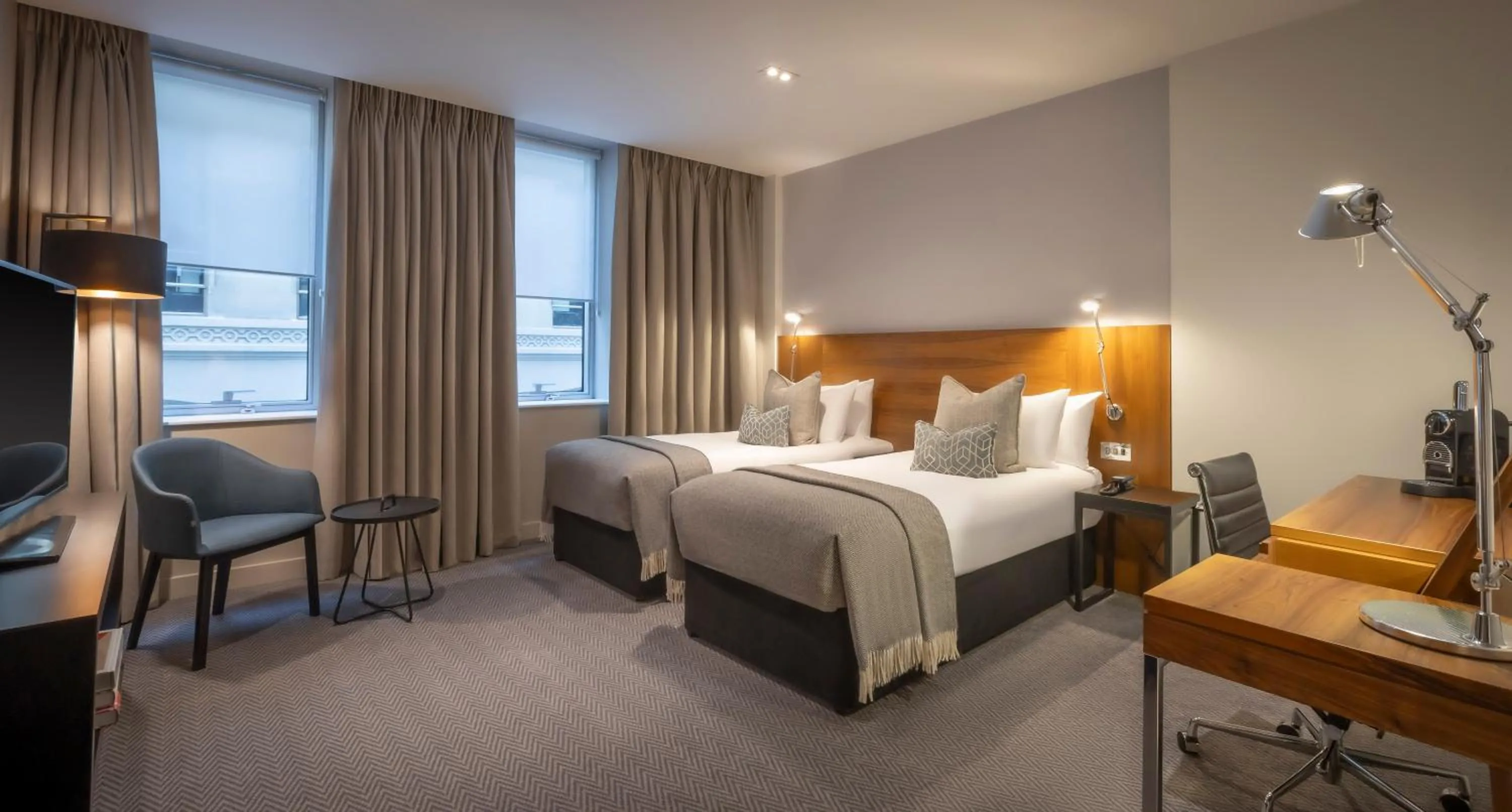 Bedroom, Bed in Clayton Hotel London Wall