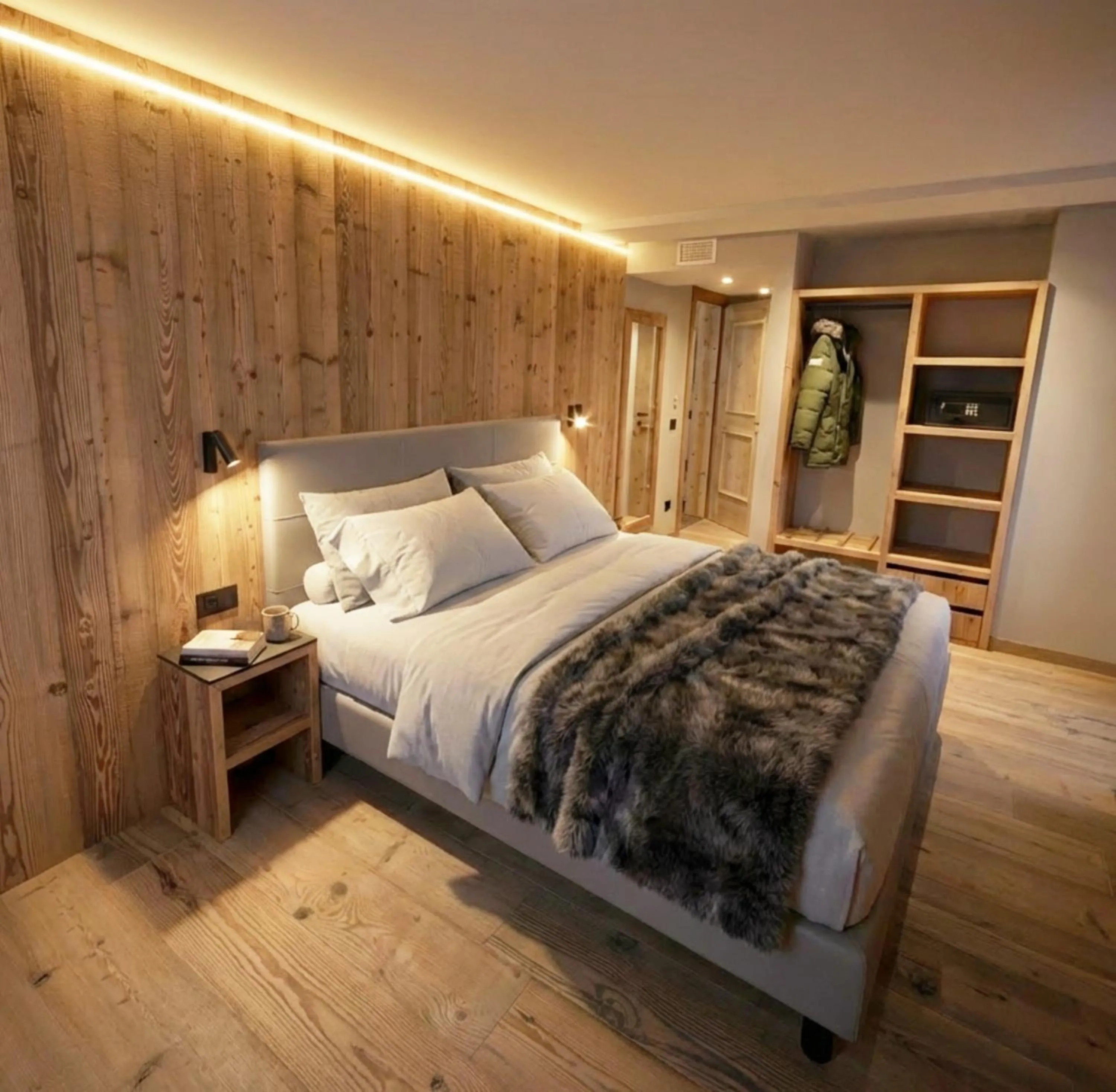 Bed in Hotel Garnì al Plan