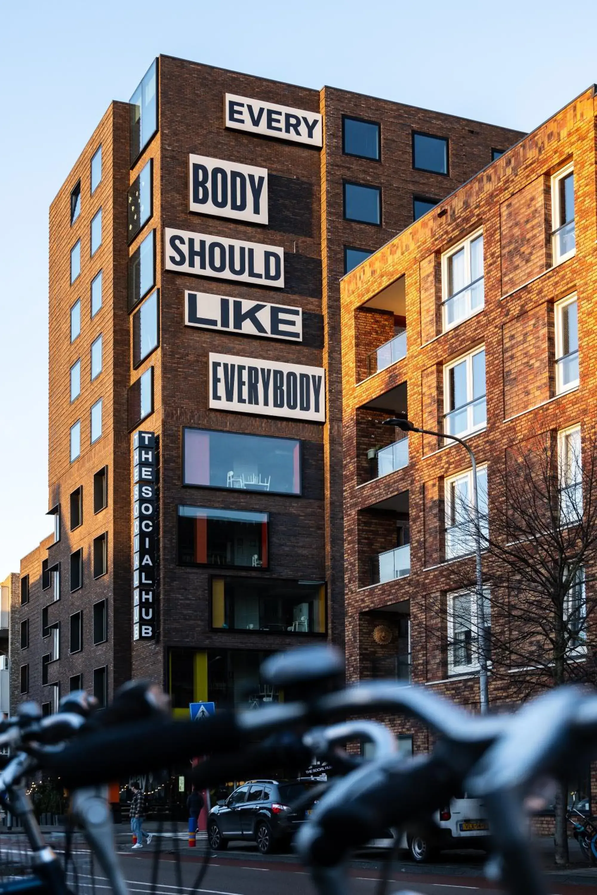 Property building in The Social Hub Groningen Property building in The Social Hub Groningen