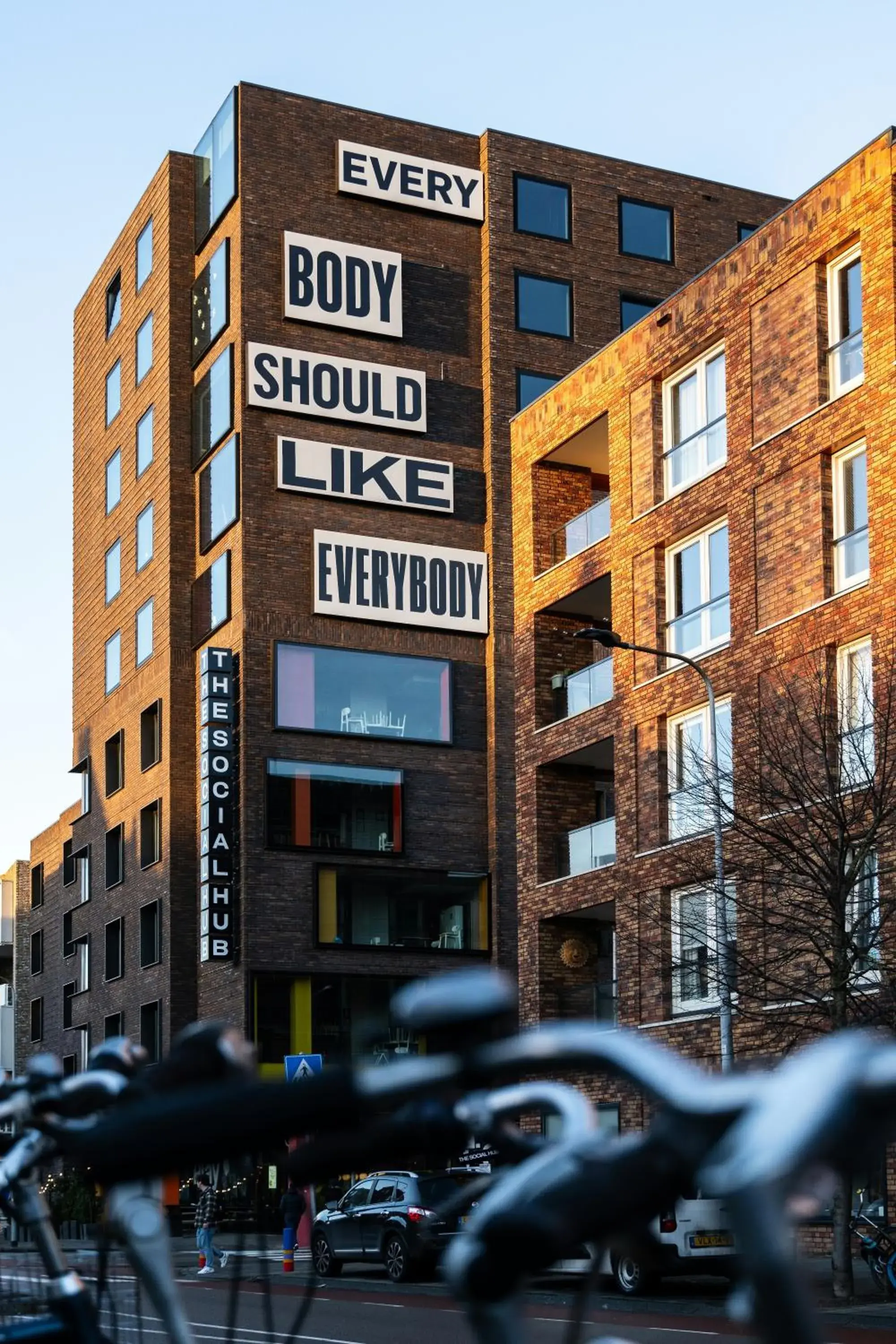 Property building in The Social Hub Groningen Property building in The Social Hub Groningen