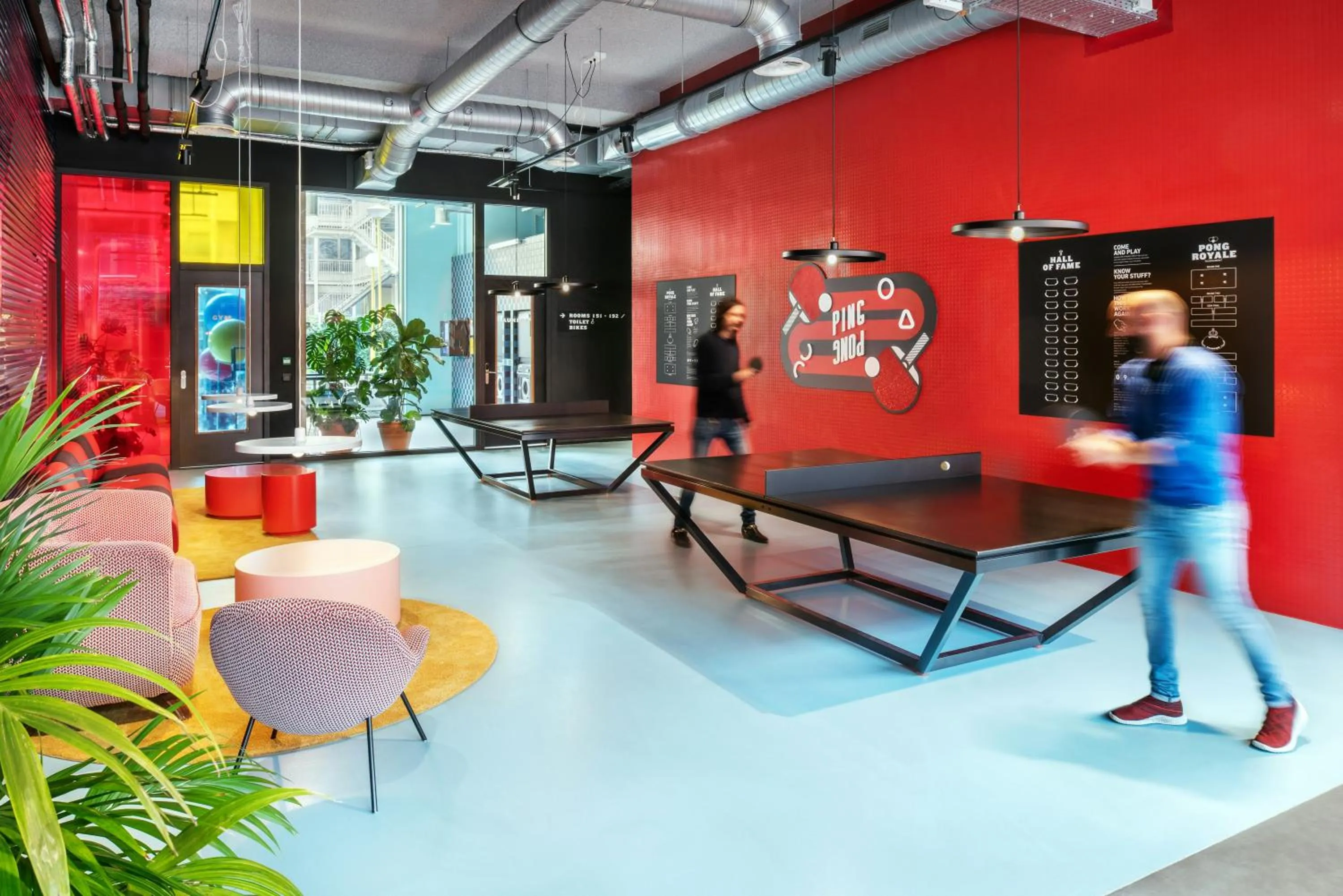 Decorative detail in The Social Hub Groningen