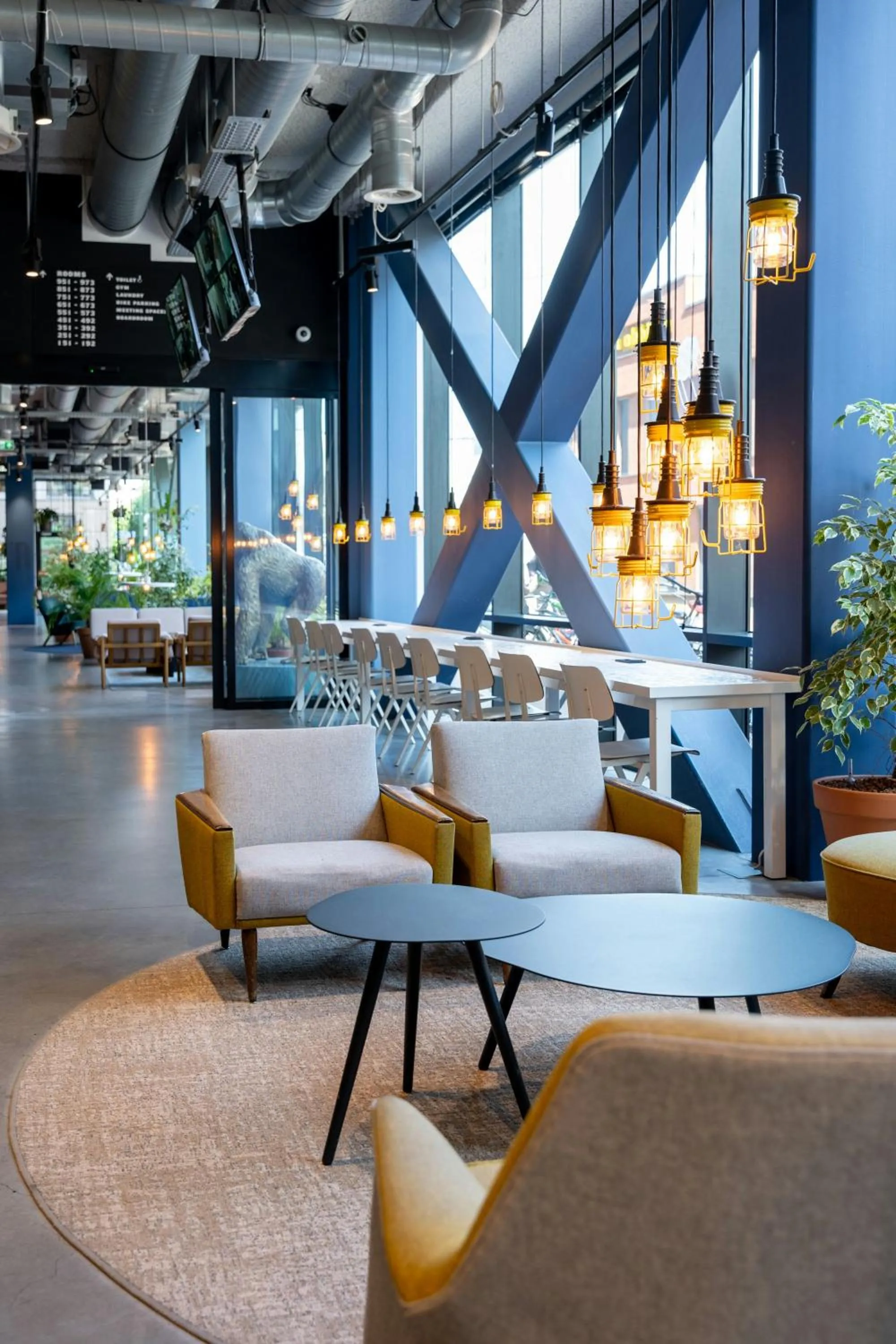 Lobby or reception in The Social Hub Groningen