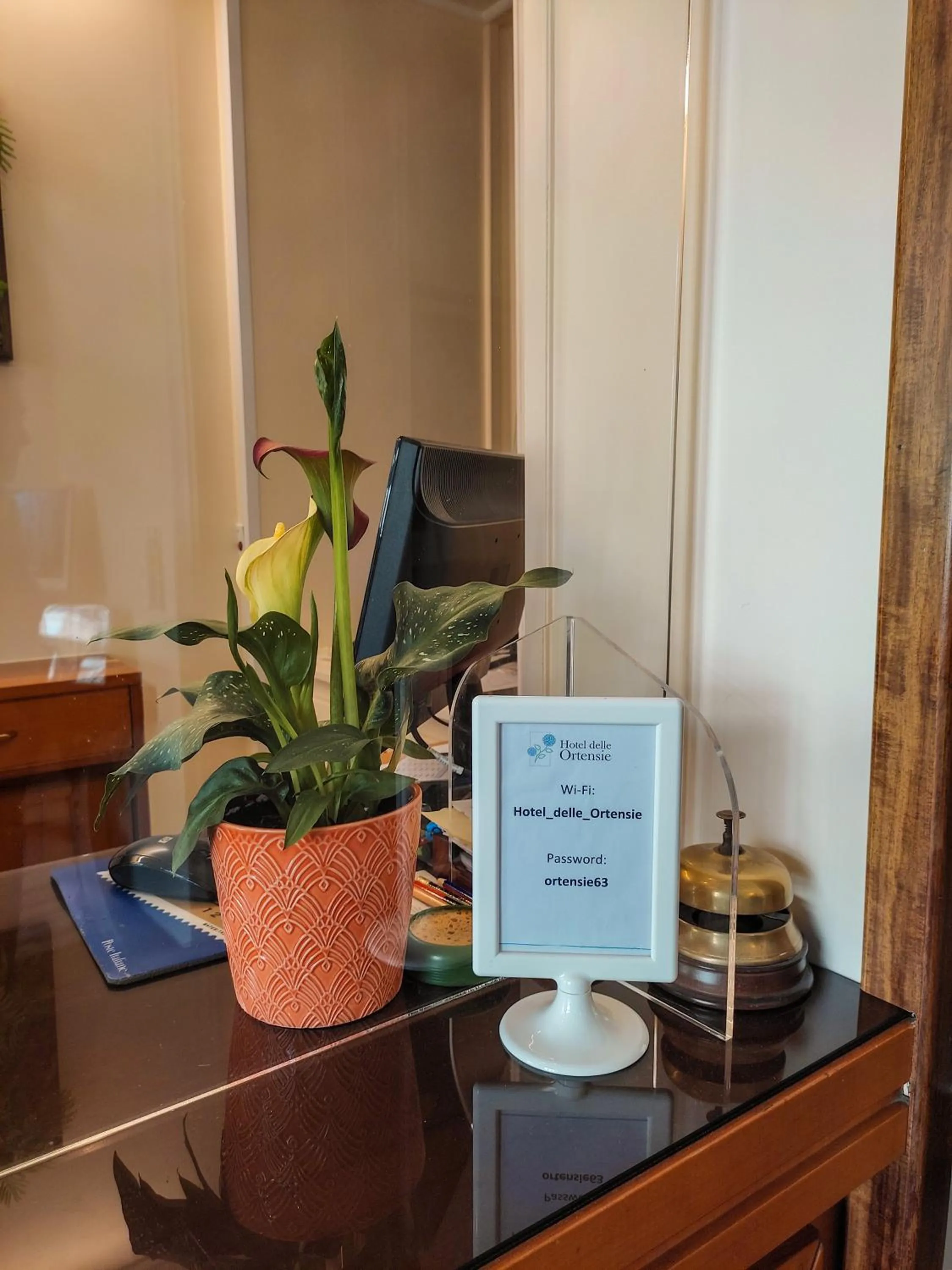 Lobby or reception in Hotel Delle Ortensie