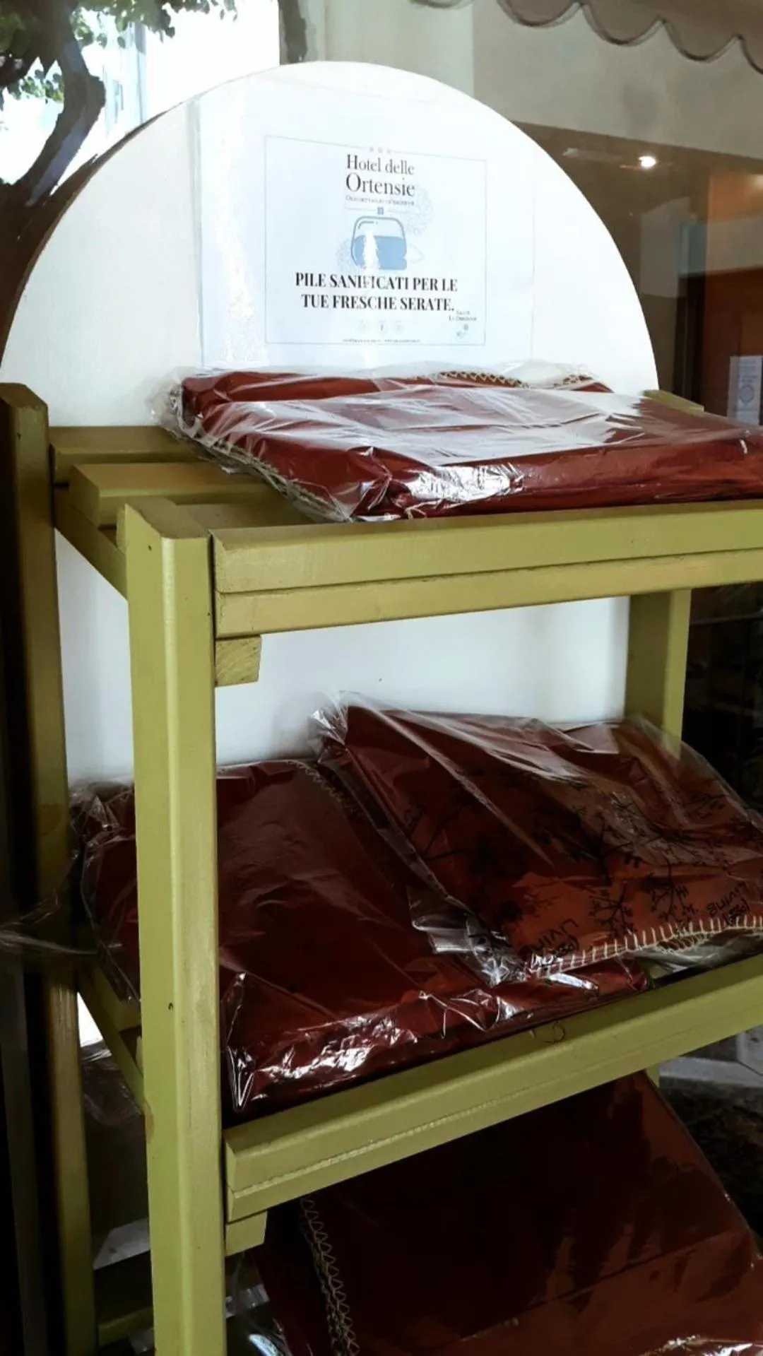 Patio in Hotel Delle Ortensie