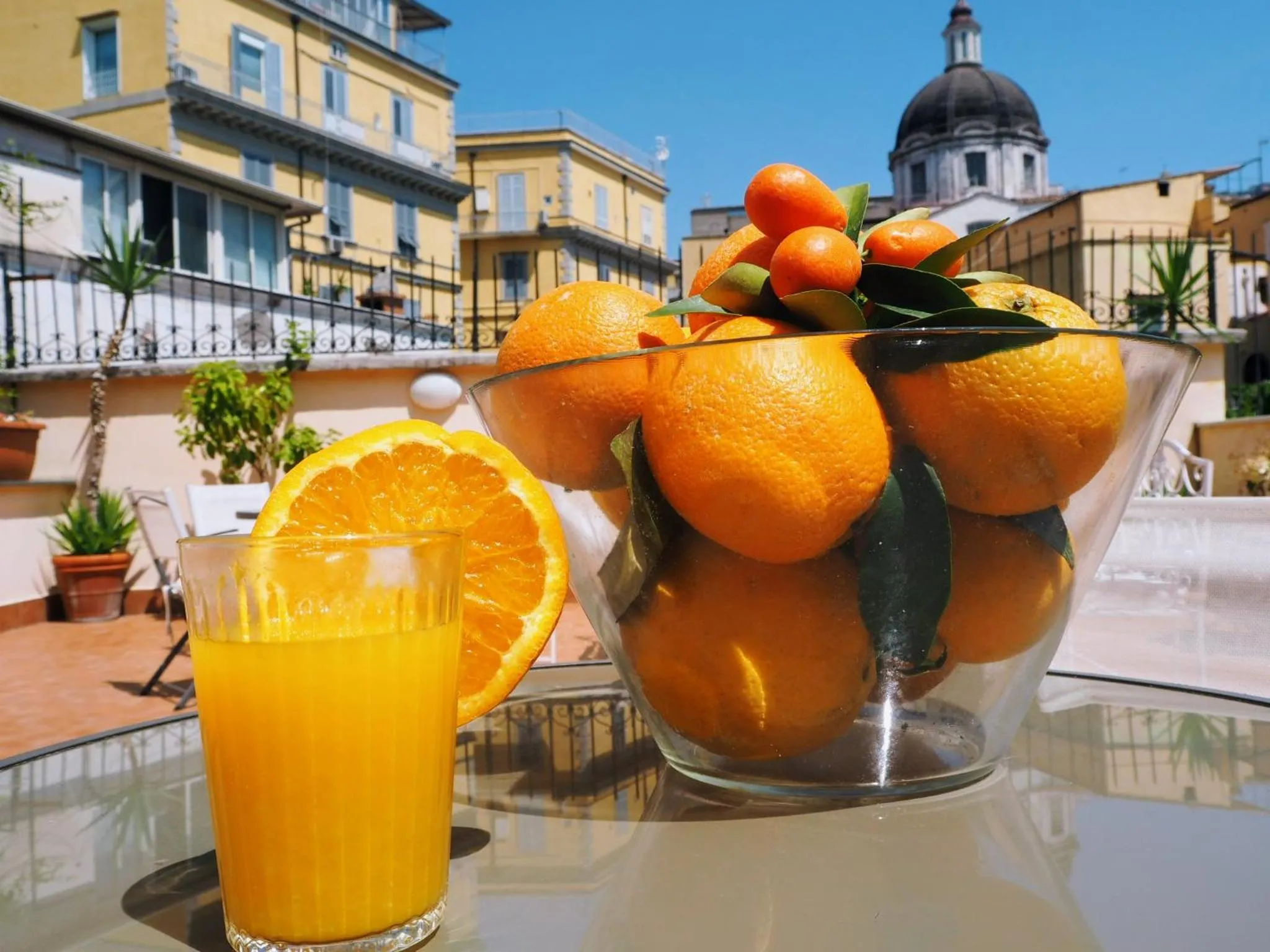 Balcony/Terrace in B&B Palazzo Mirelli