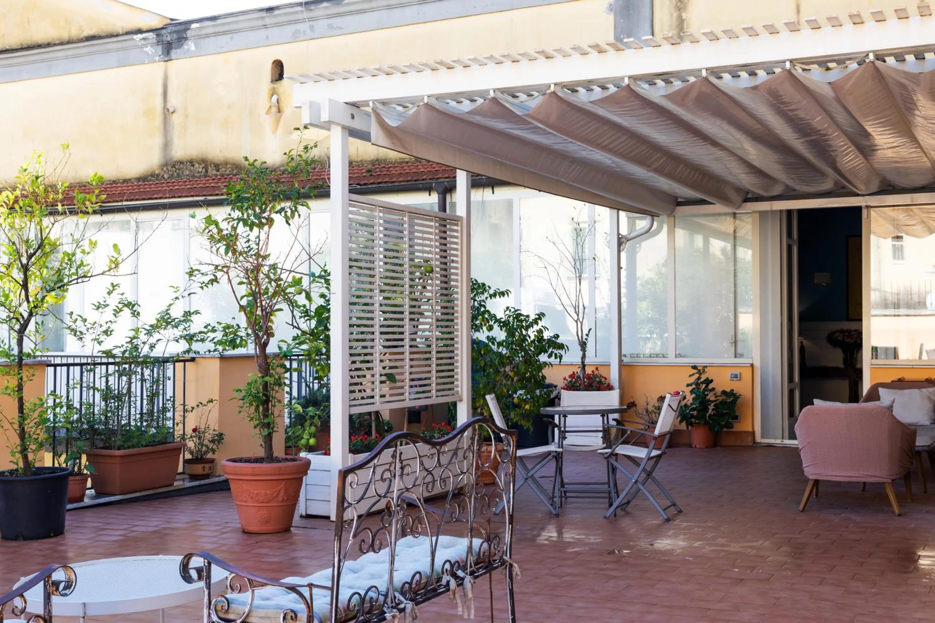 Balcony/Terrace in B&B Palazzo Mirelli