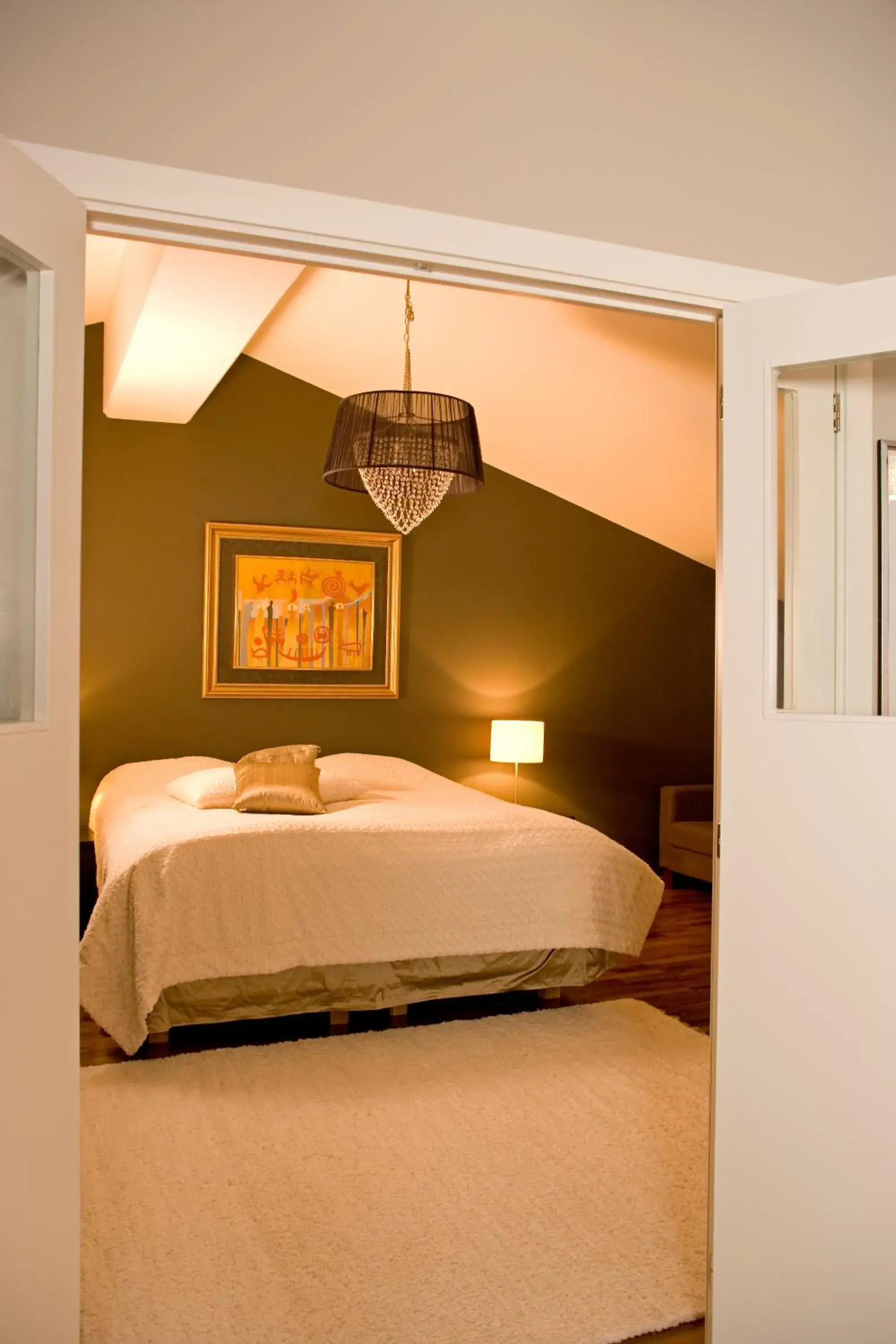 Bed in Hotel Hullu Poro Bed in Hotel Hullu Poro