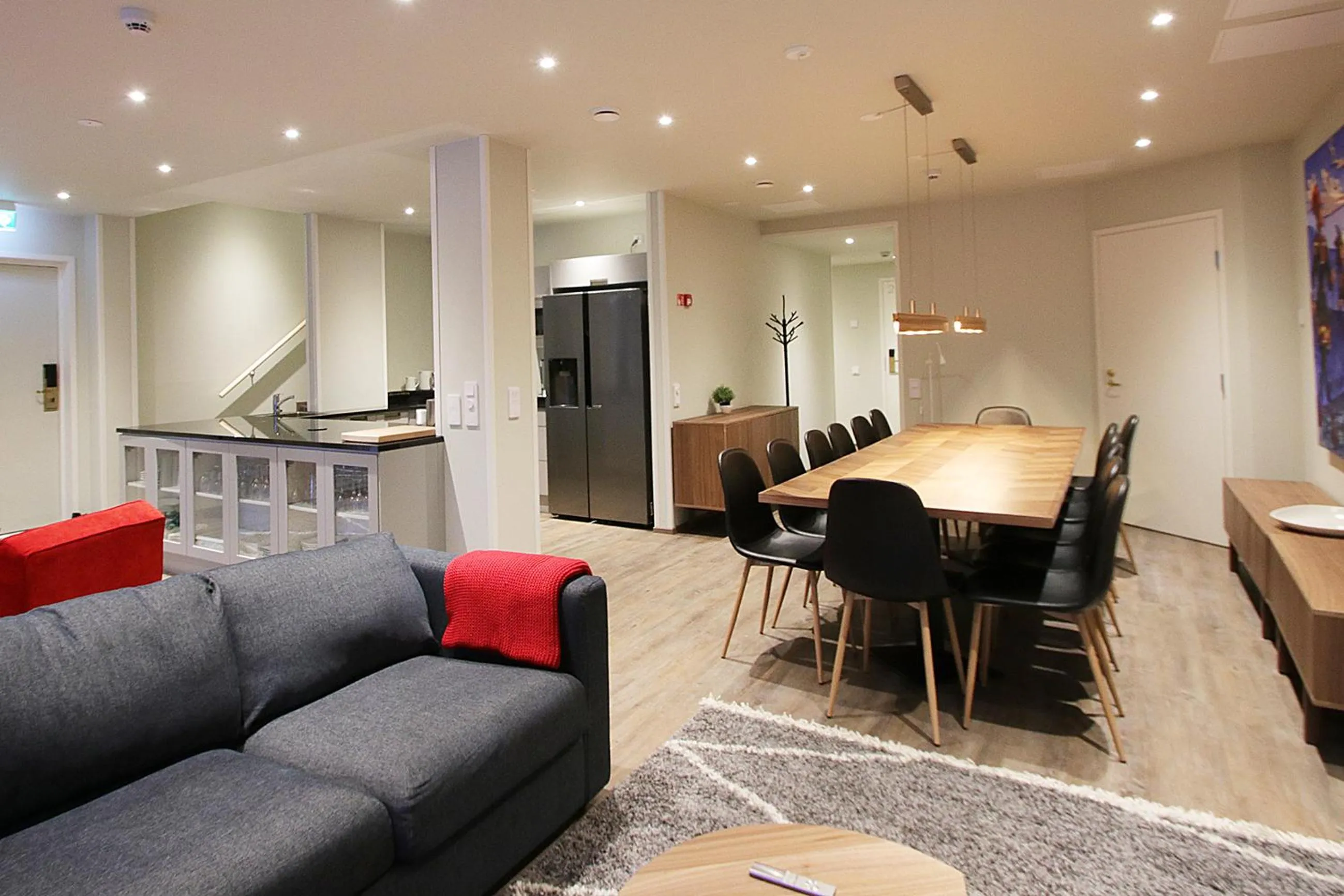 Kitchen or kitchenette in Hotel Hullu Poro