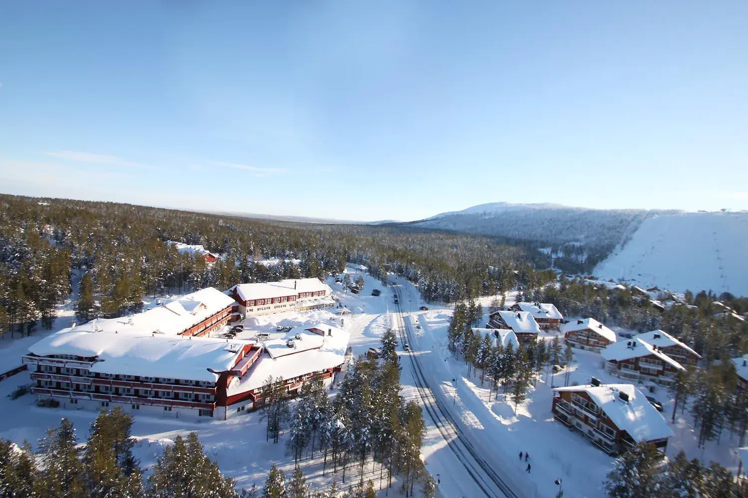 Bird's eye view in Hotel Hullu Poro Bird's eye view in Hotel Hullu Poro