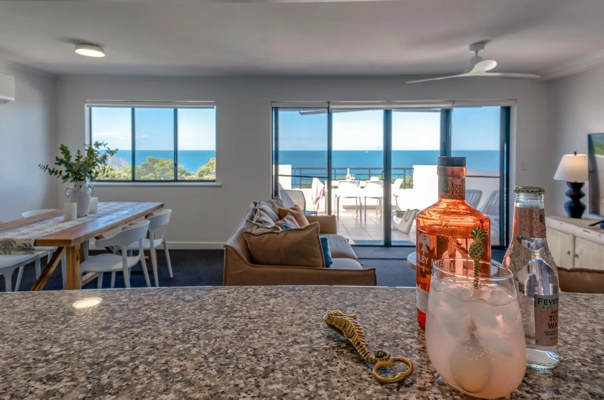 Living room in The Point Coolum
