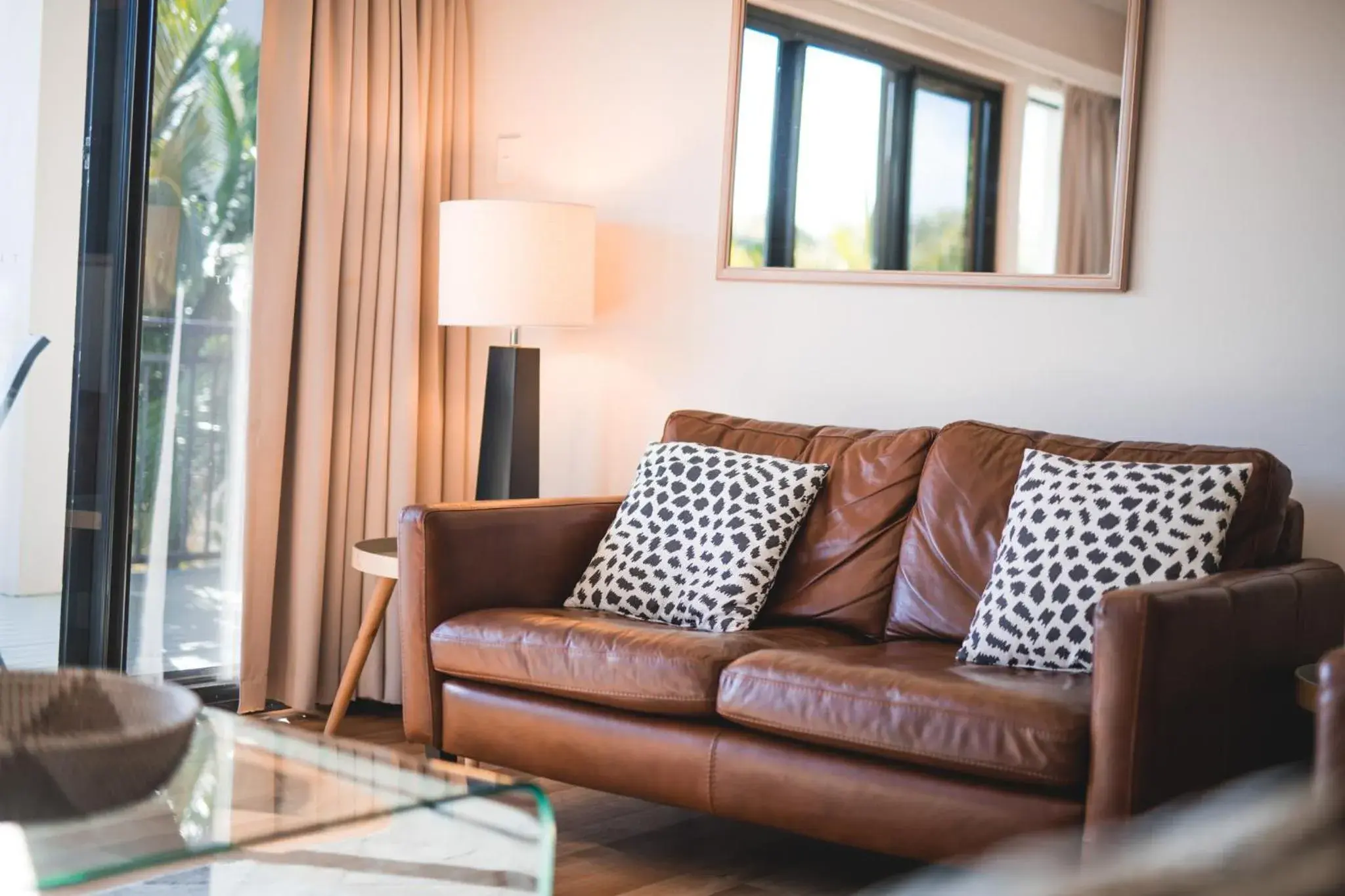 Living room in The Point Coolum Living room in The Point Coolum