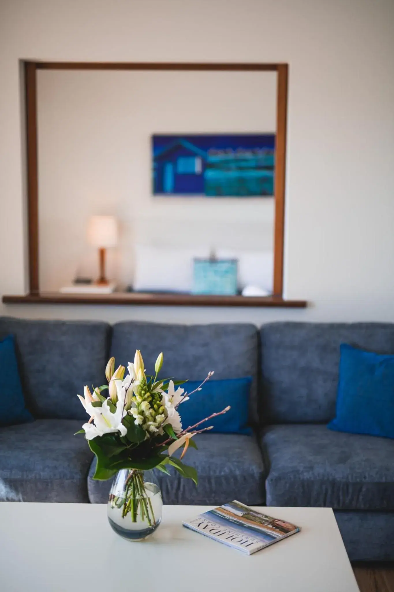 Living room in The Point Coolum Living room in The Point Coolum