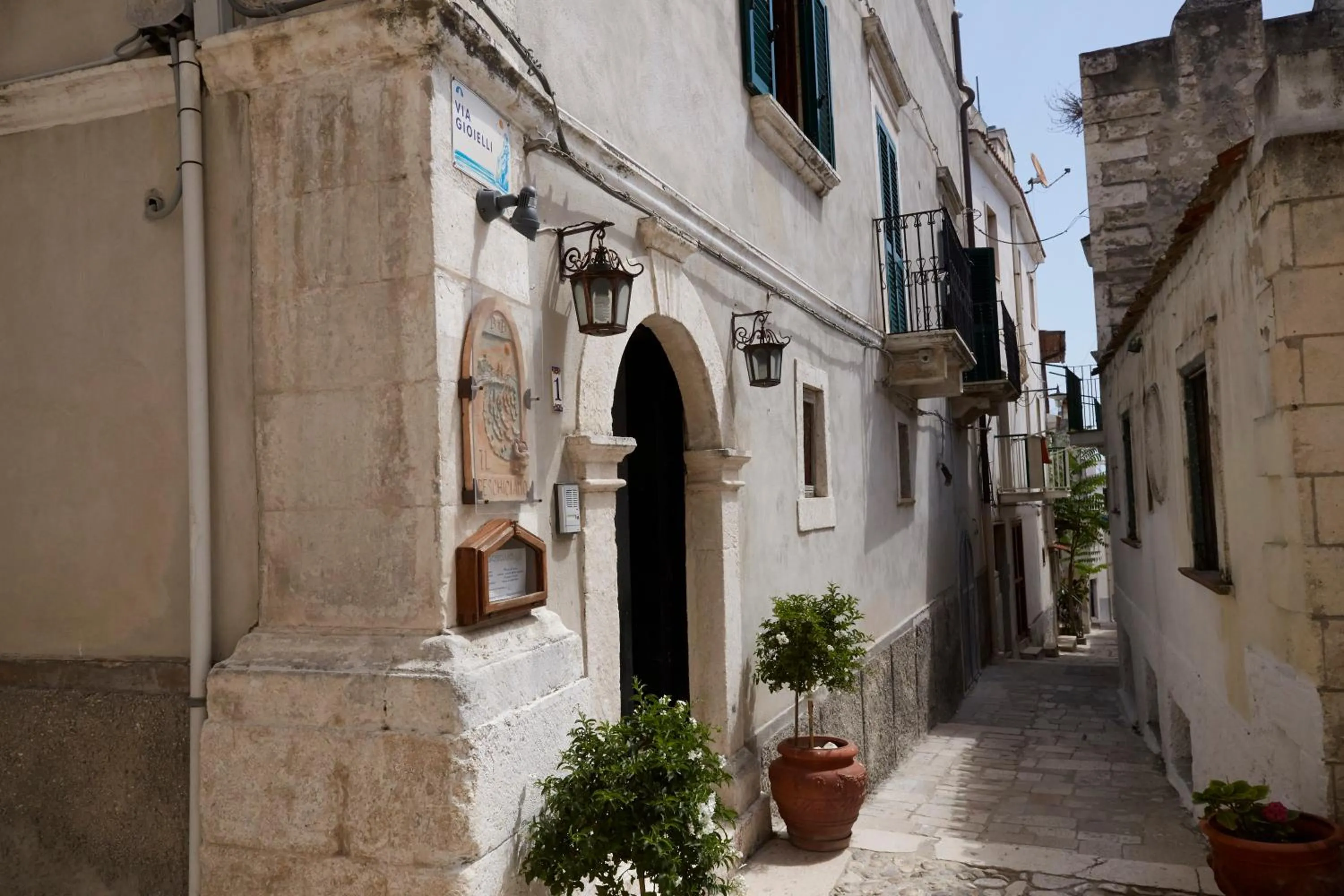 Facade/entrance in Il Peschiciano