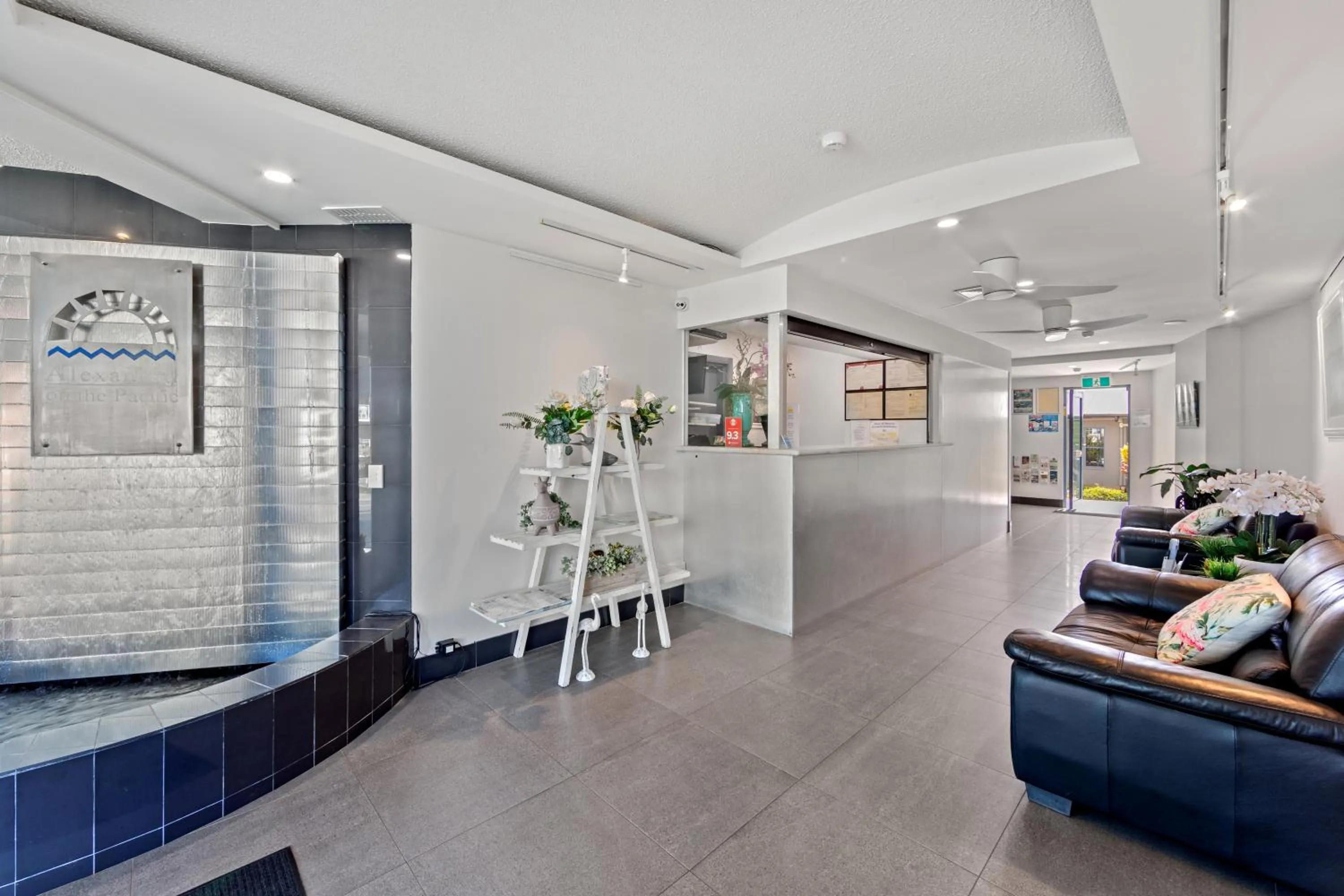 Lobby or reception in Alexandra on the Pacific