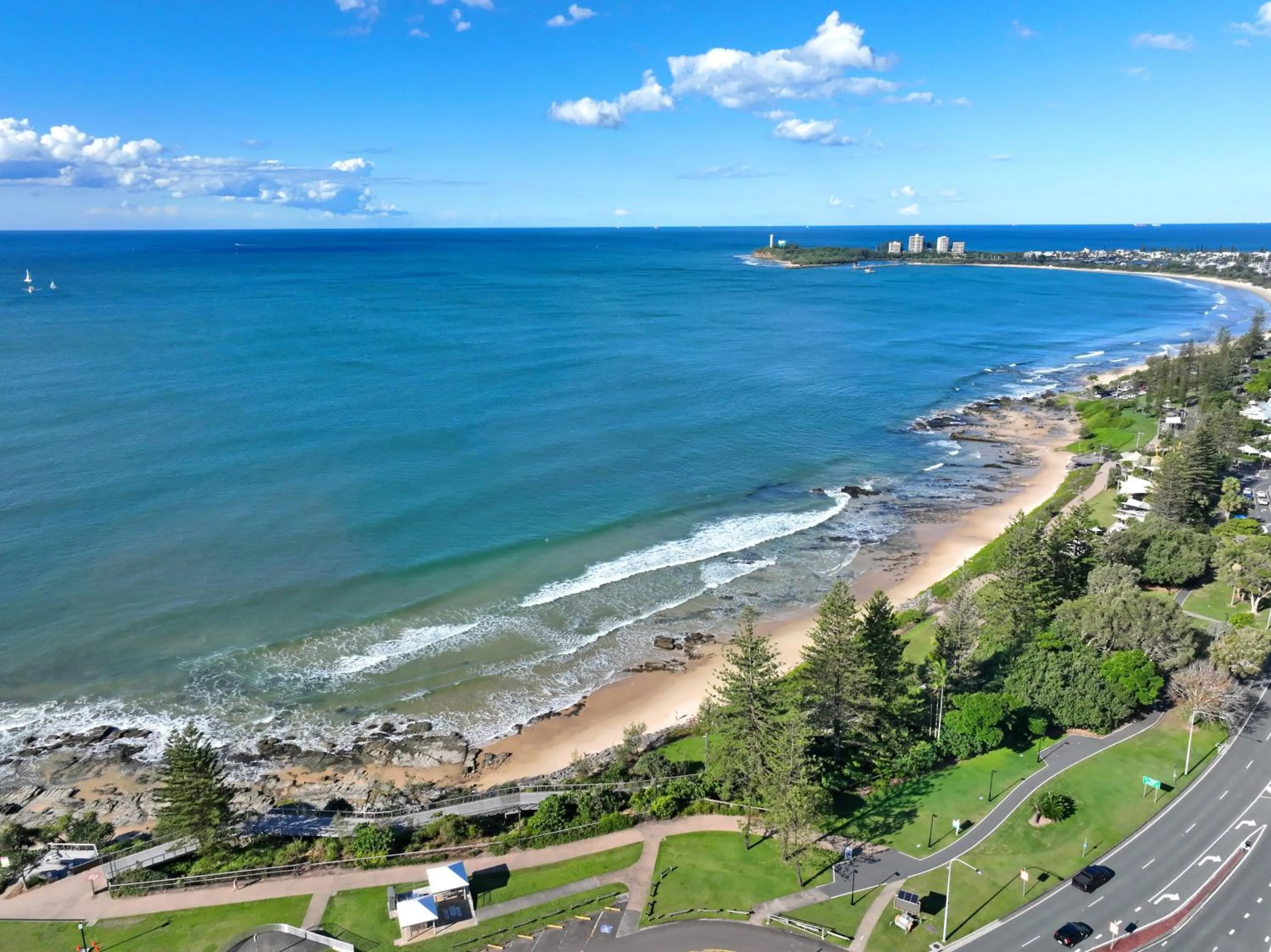 Beach in Alexandra on the Pacific