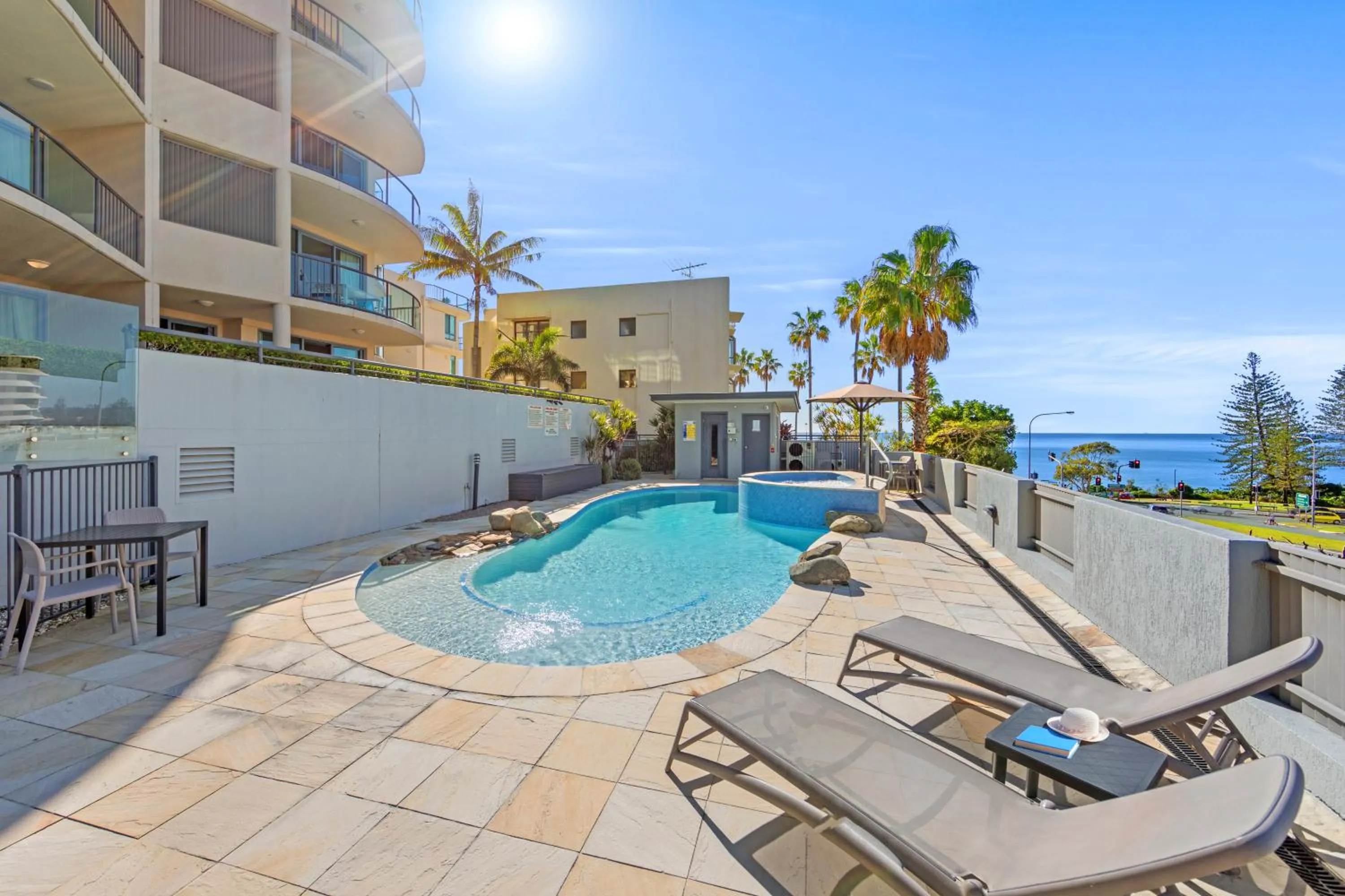 Swimming pool in Alexandra on the Pacific