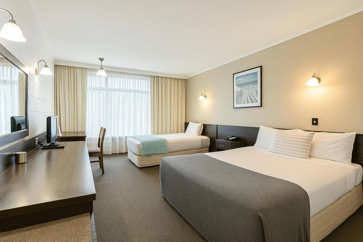 Bed in West Coaster Motel Bed in West Coaster Motel