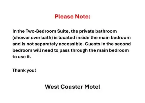 West Coaster Motel West Coaster Motel