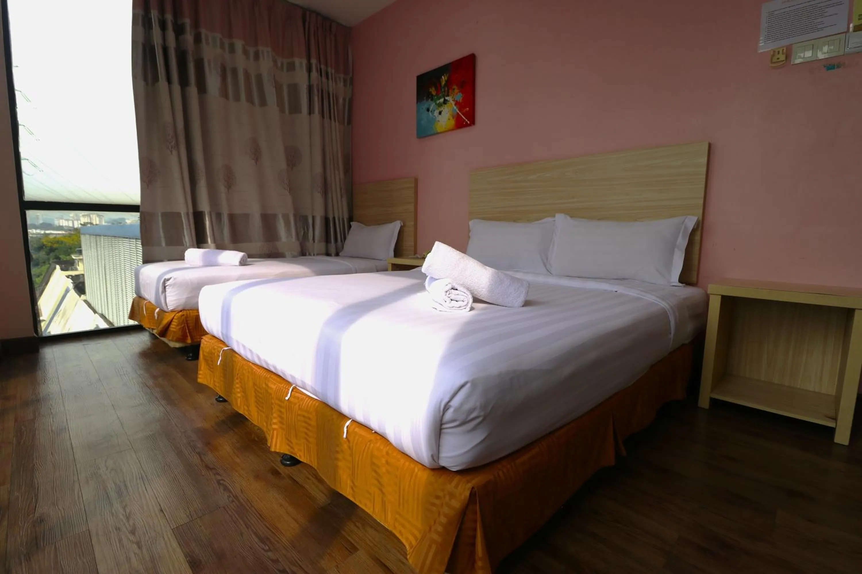Bed in YP Boutique Hotel, Paradigm Mall Petaling Jaya