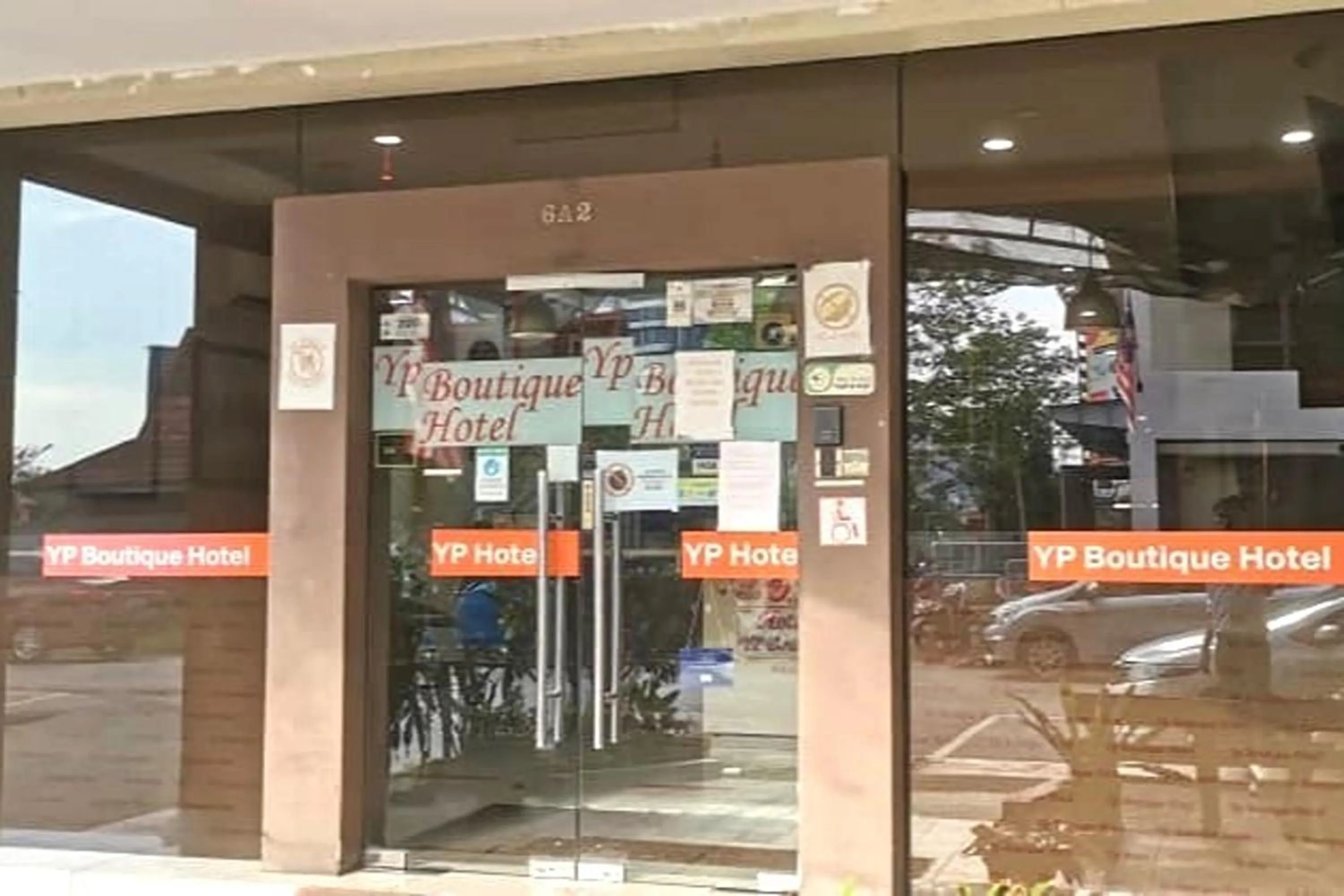 Facade/entrance in YP Boutique Hotel, Paradigm Mall Petaling Jaya