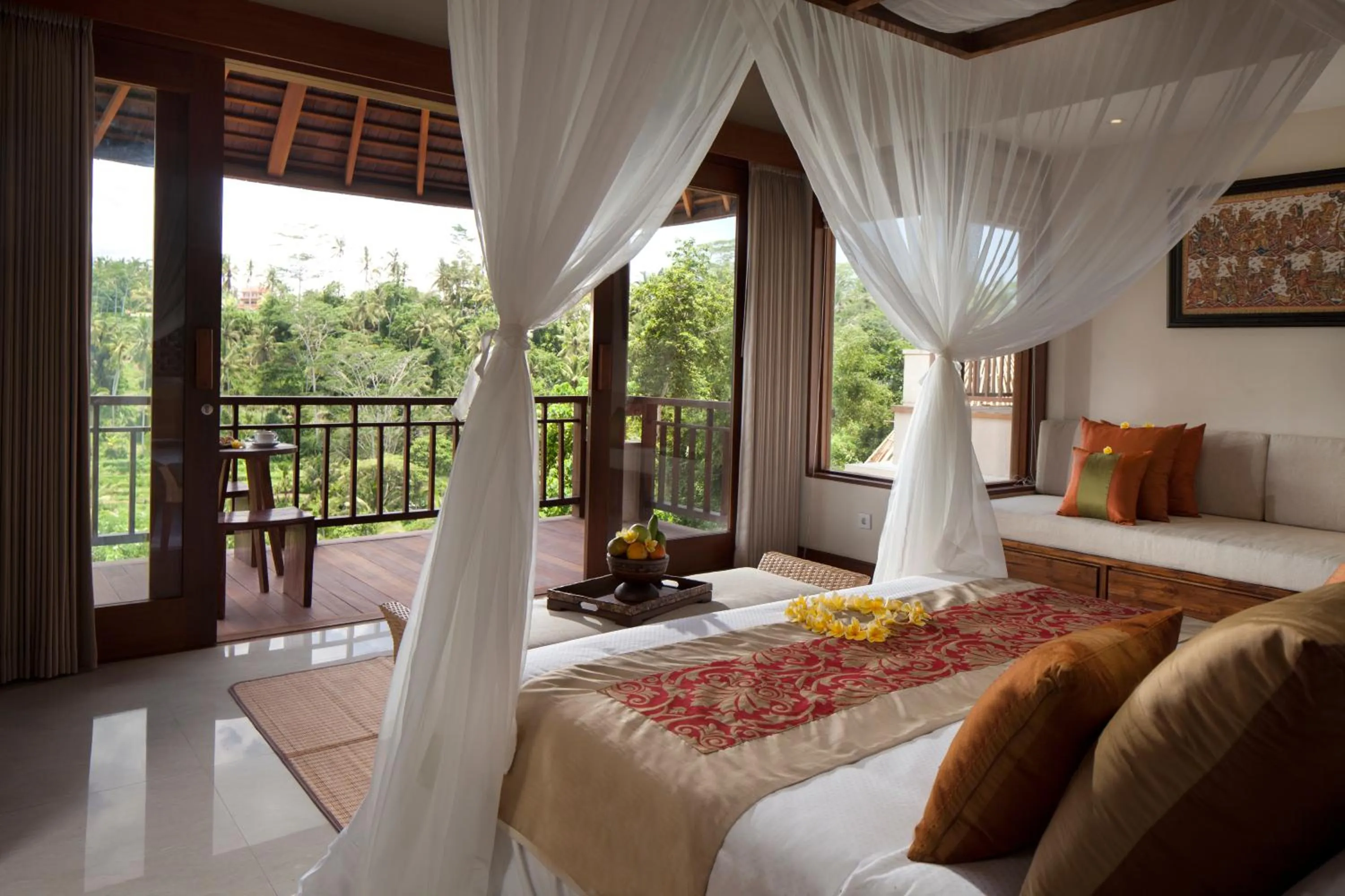Photo of the whole room, Bed in Jannata Resort and Spa