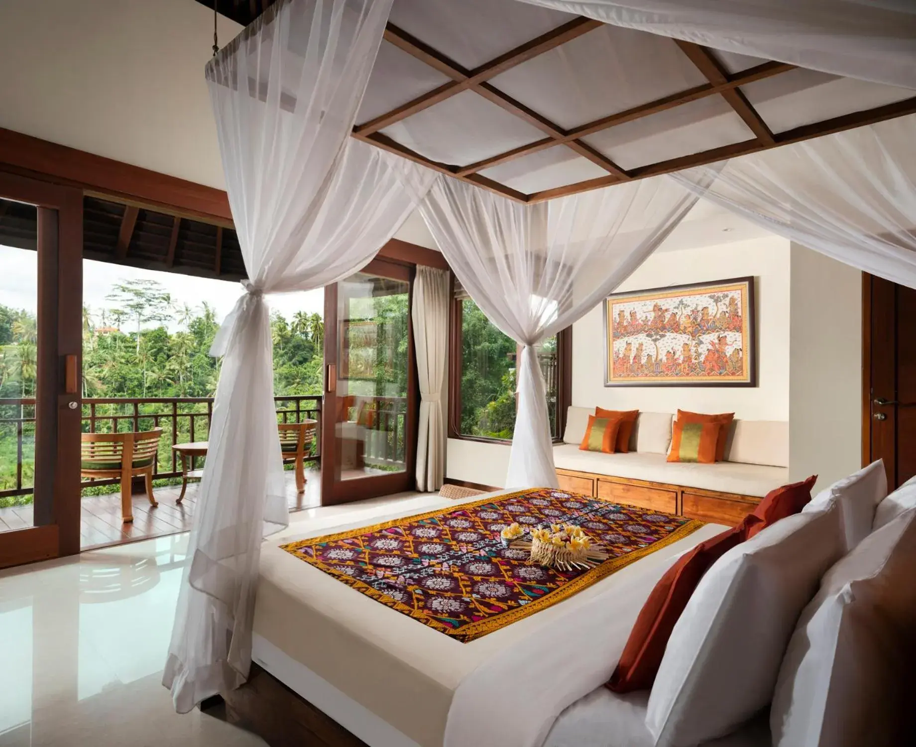 Natural landscape, Bed in Jannata Resort and Spa Natural landscape, Bed in Jannata Resort and Spa
