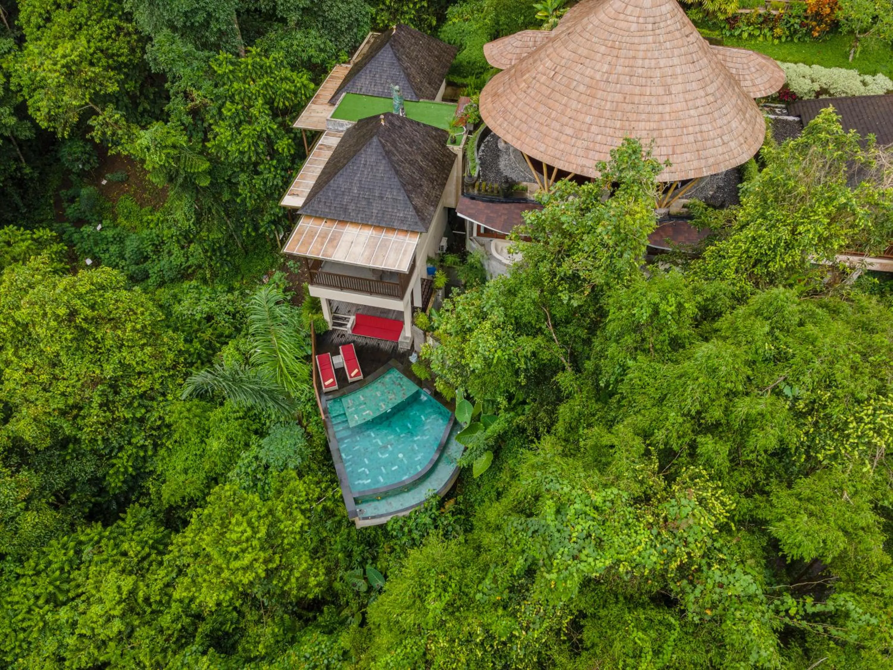 Natural landscape in Jannata Resort and Spa