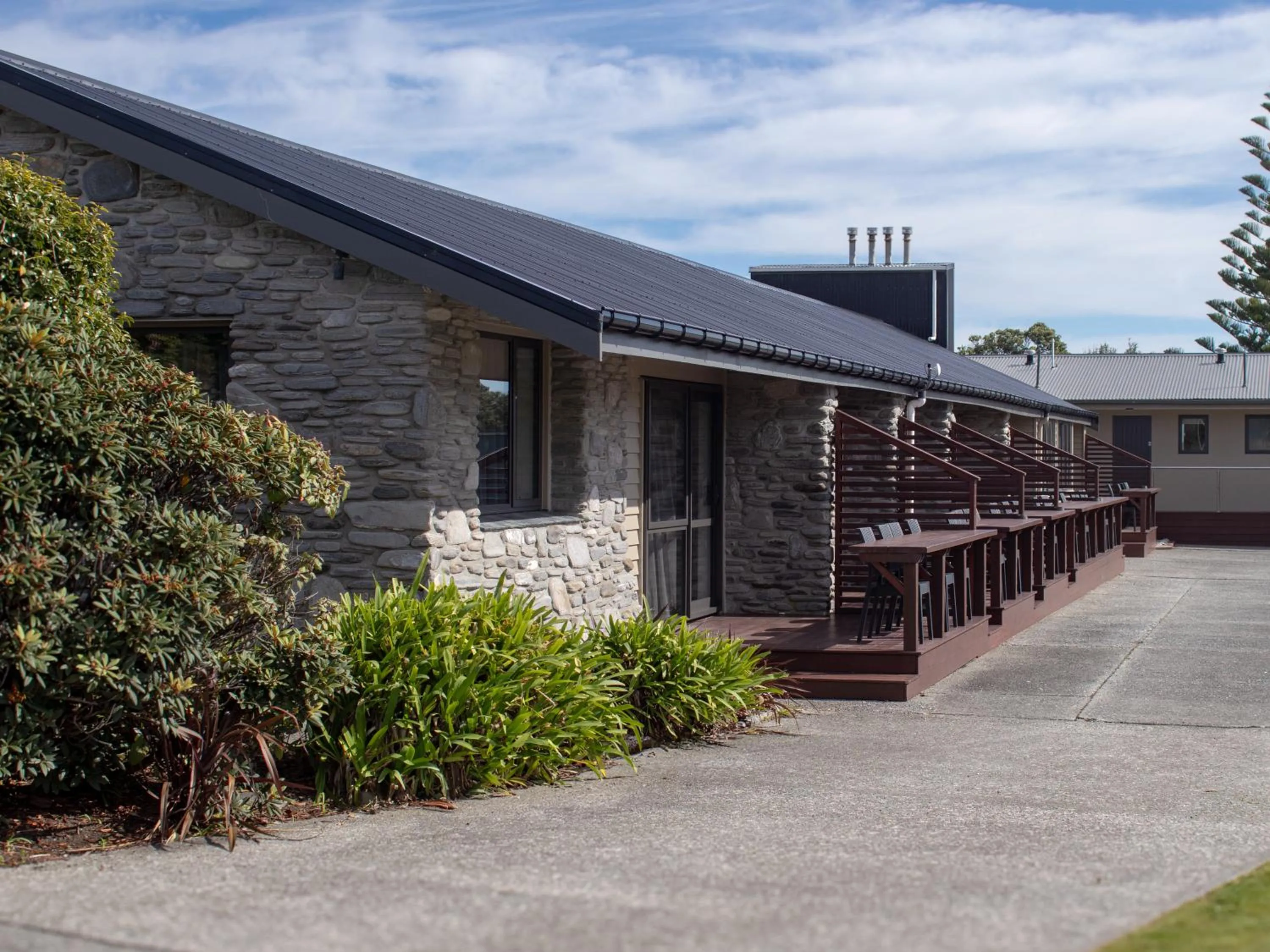 Property building in Paroa Hotel