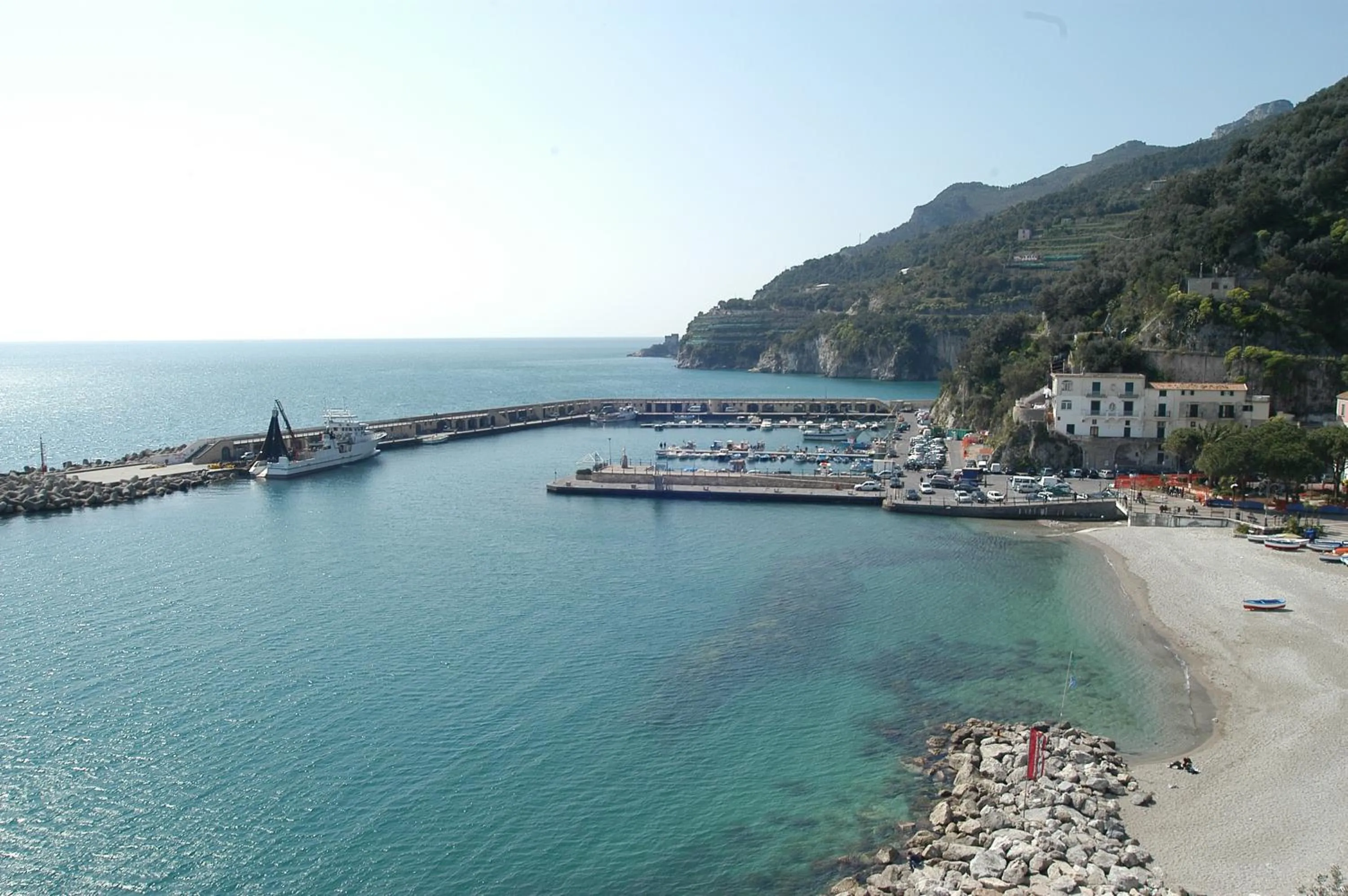 Natural landscape in La rosa dei venti - Cetara