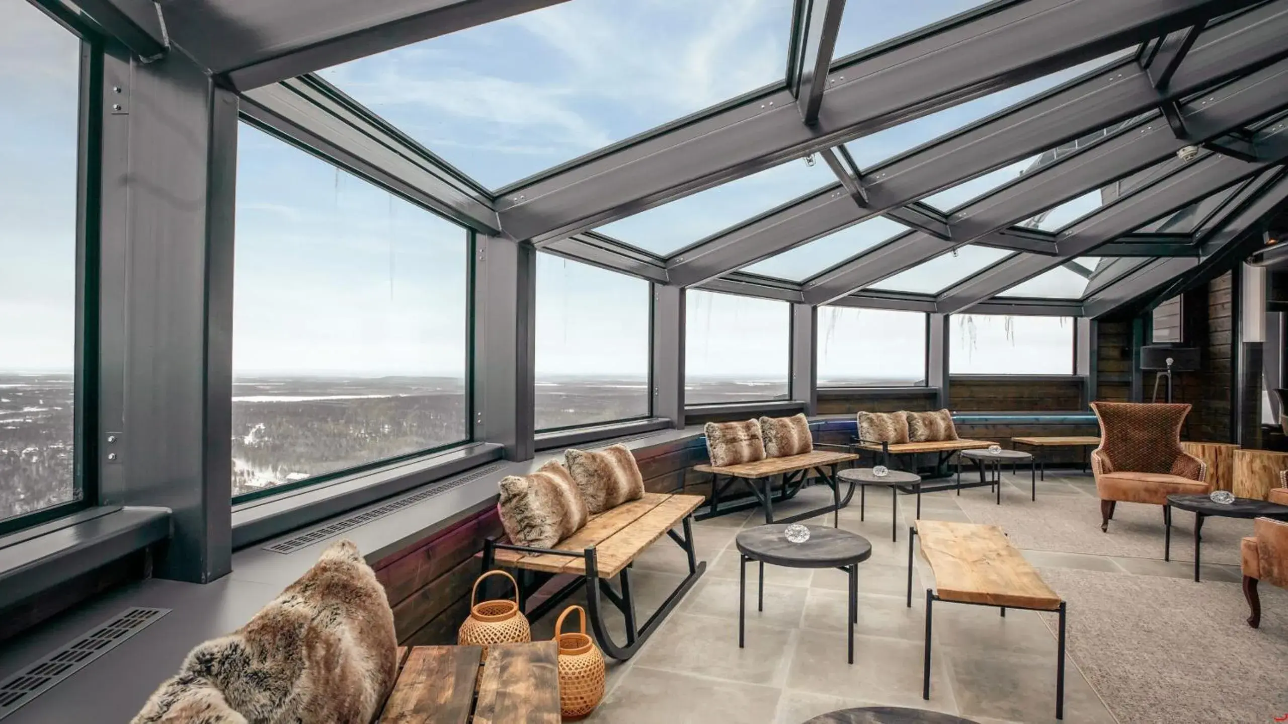 Lounge or bar in Hotel Levi Panorama Lounge or bar in Hotel Levi Panorama