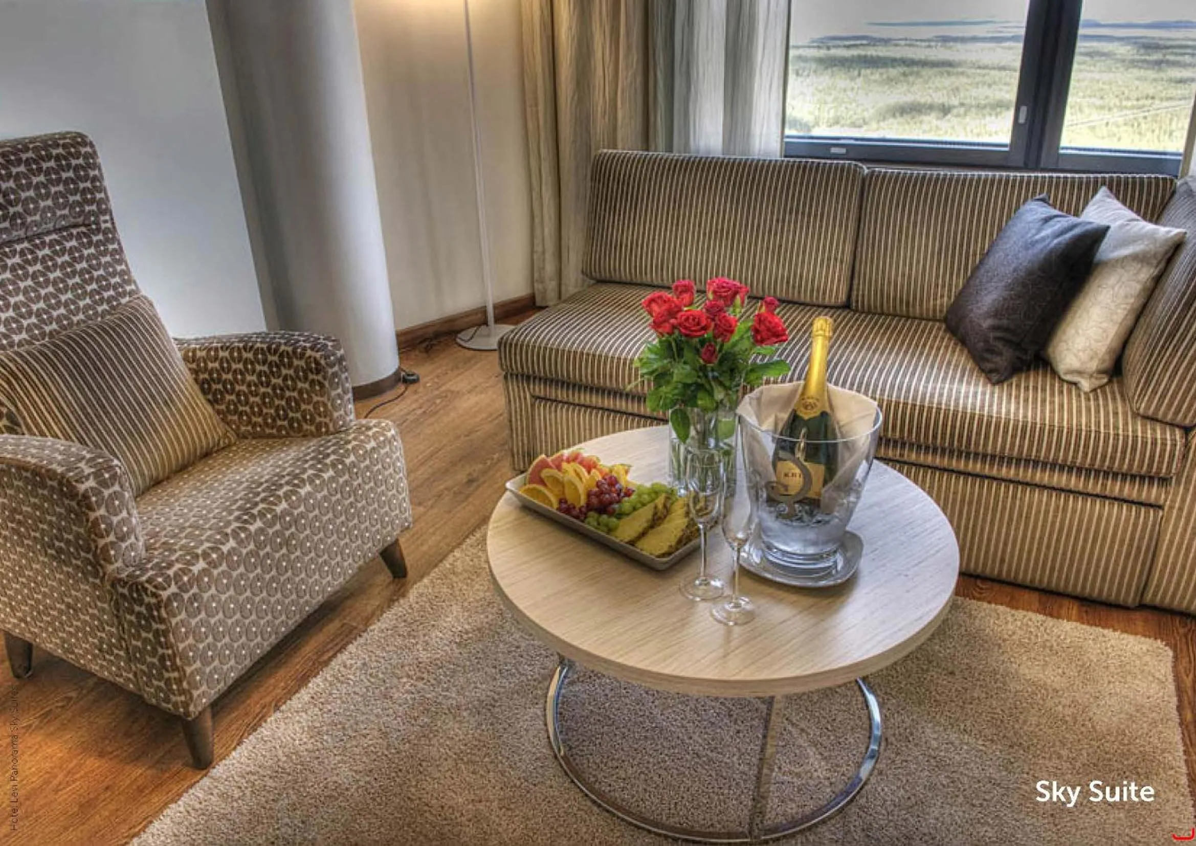 Living room in Hotel Levi Panorama