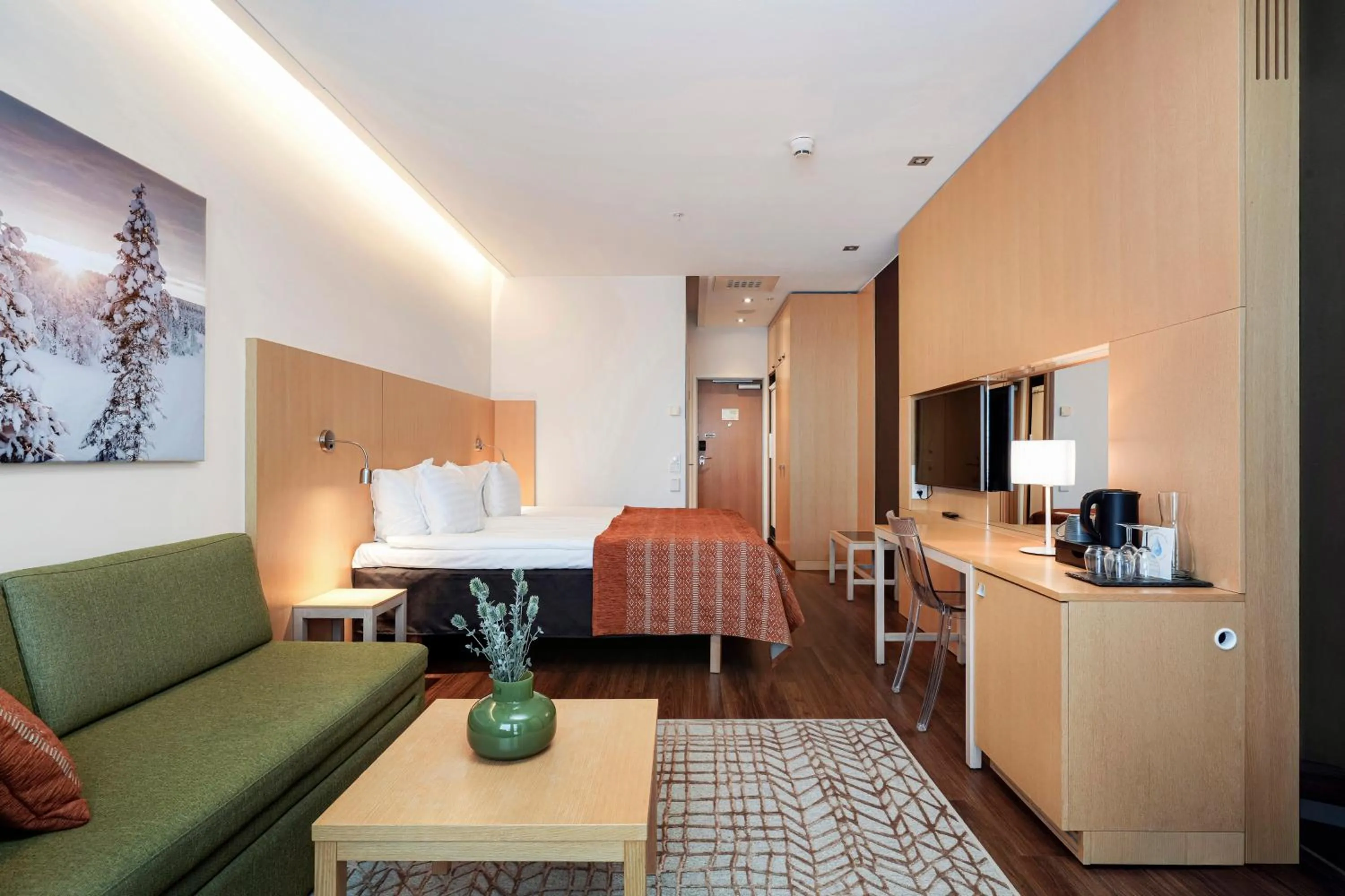 Bedroom, Bed in Hotel Levi Panorama