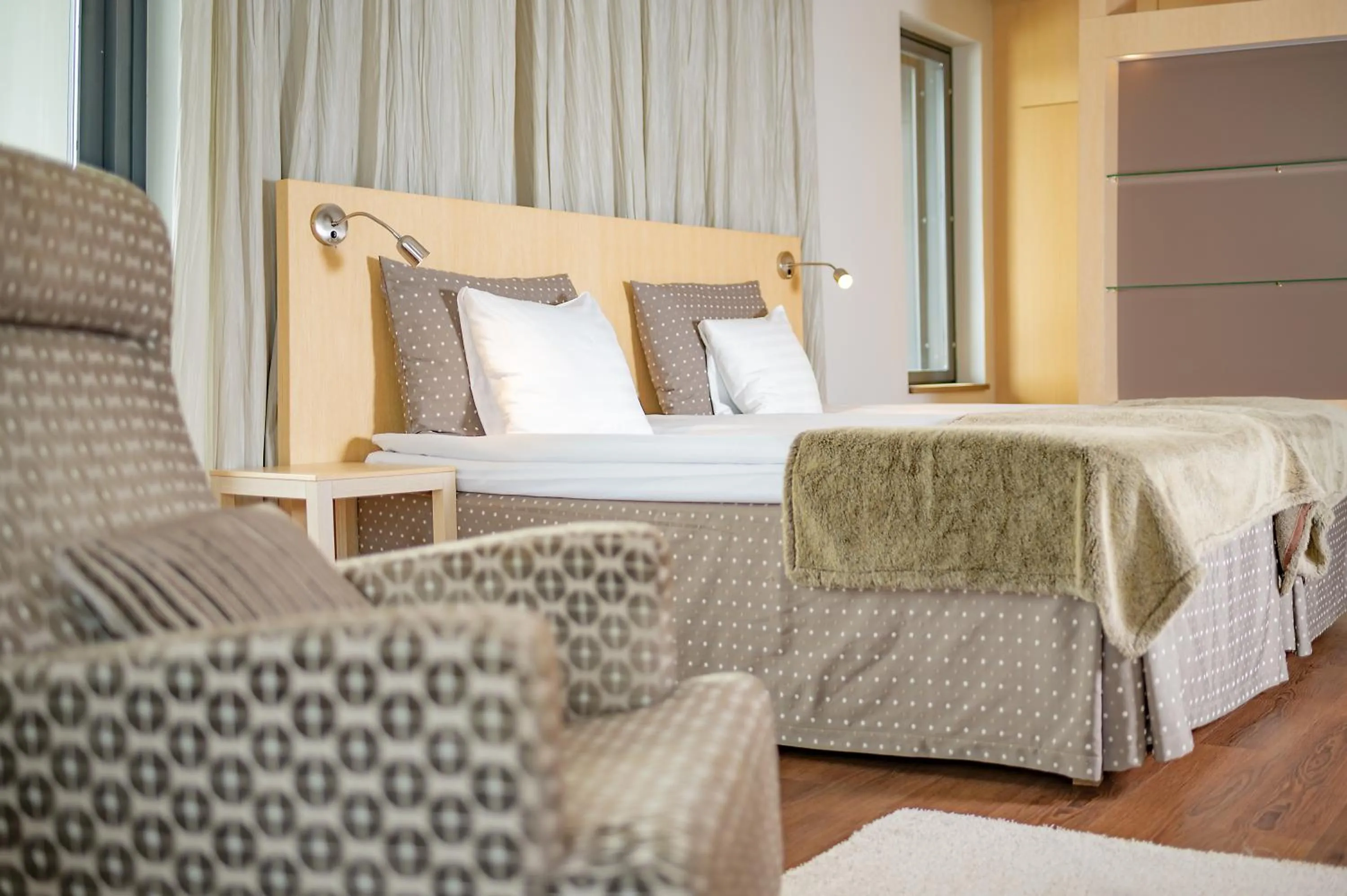 Bed in Hotel Levi Panorama