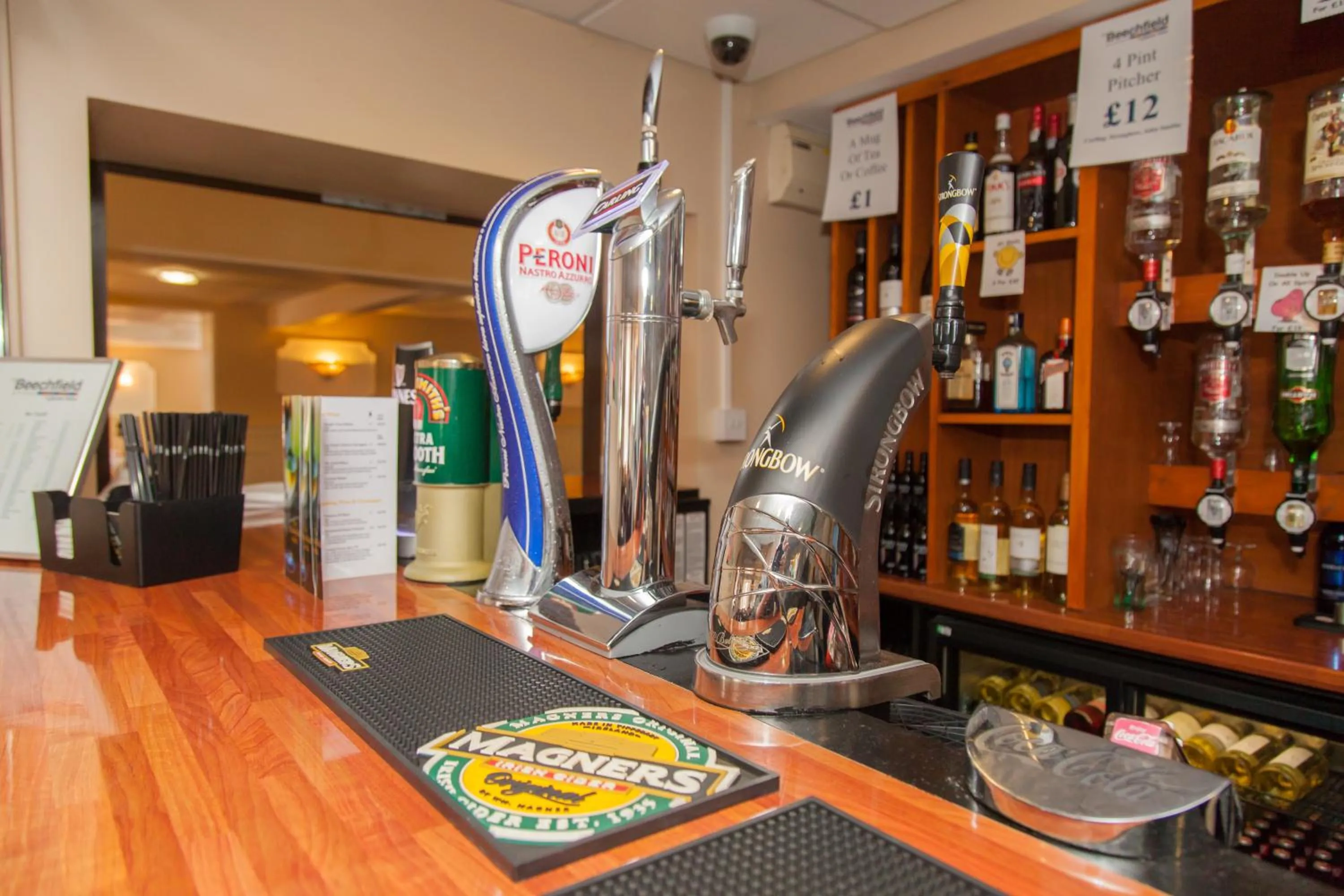 Alcoholic drinks in The Beechfield Hotel